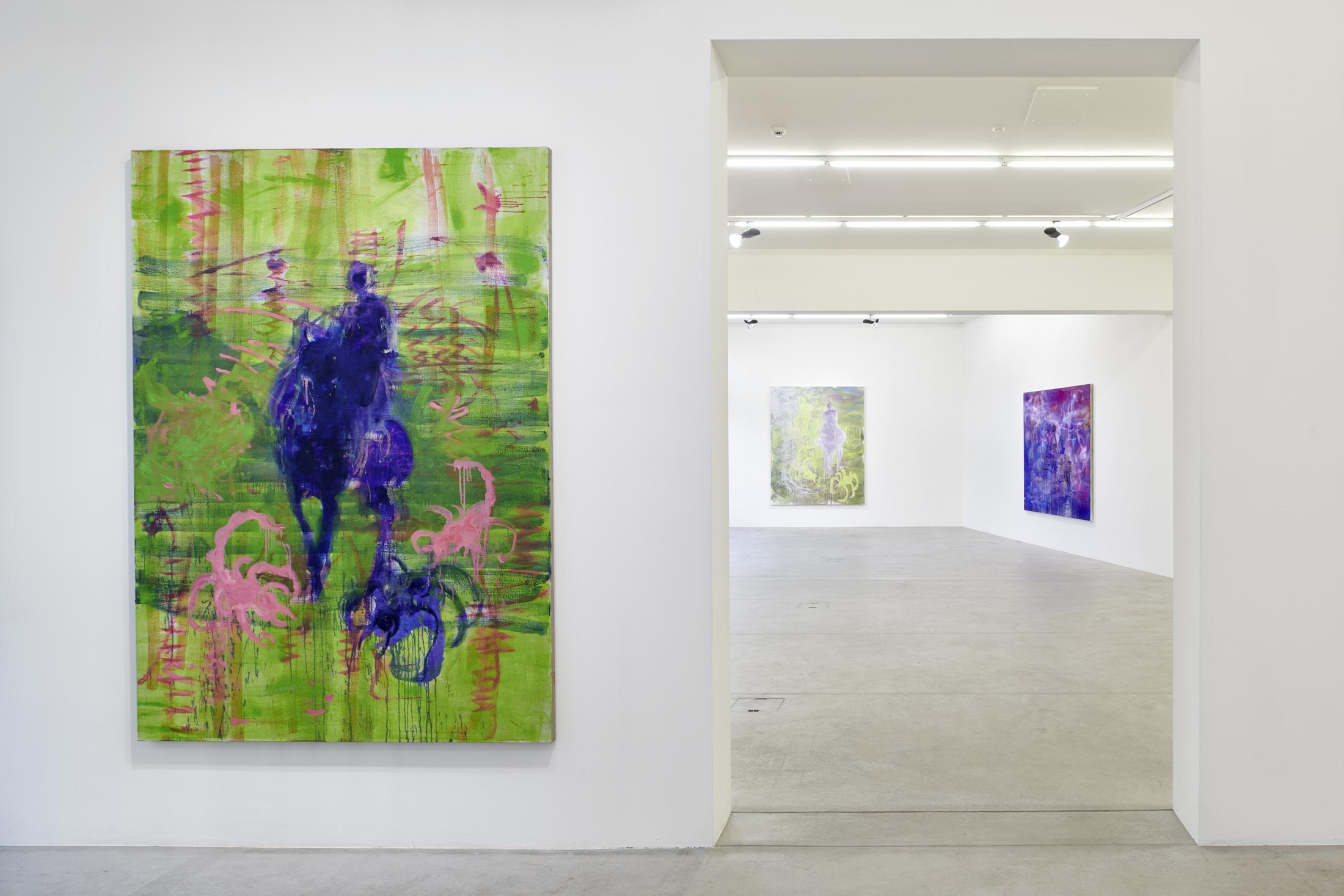 Exhibition View Rebekka Steiger Solshow «wild is the wind» at Galerie Urs Meile, Luzern / Courtesy: the artist and Galerie Urs Meile