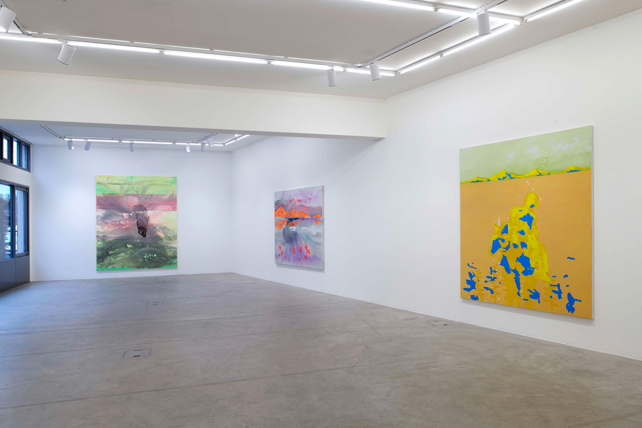 Exhibition View Rebekka Steiger Solo Show «des chromosomes dans l’atmosphère» at Galerie Urs Meile, Lucerne, 2021 / Courtesy: the artist and Galerie Urs Meile