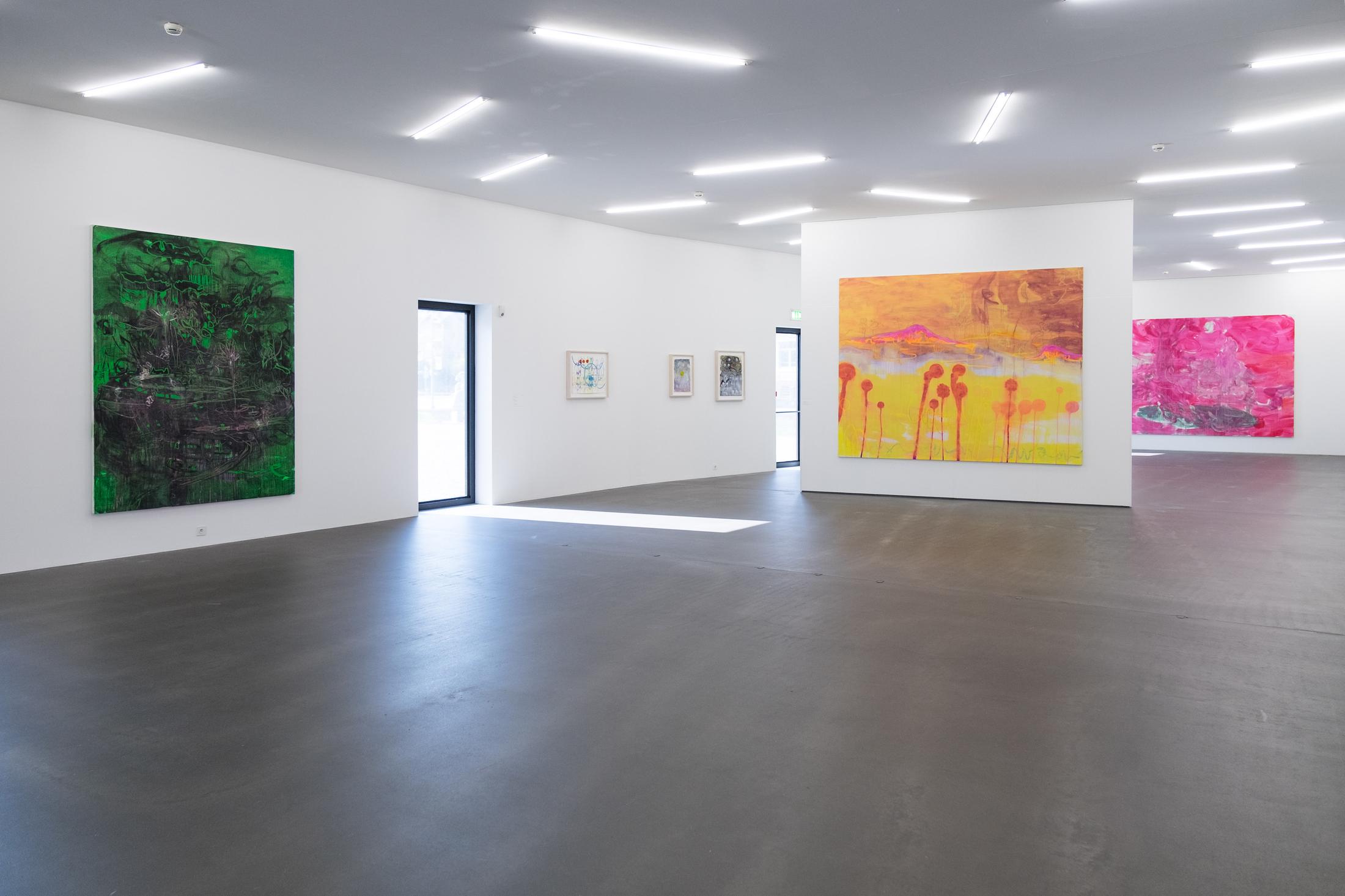 Exhibition View Rebekka Steiger Soloshow «Boxing the Compass» at Kunsthaus Grenchen, 2020 / Photo: Laura Hadorn / Courtesy: Rebekka Steiger and Galerie Urs Meile, Beijing-Luzern