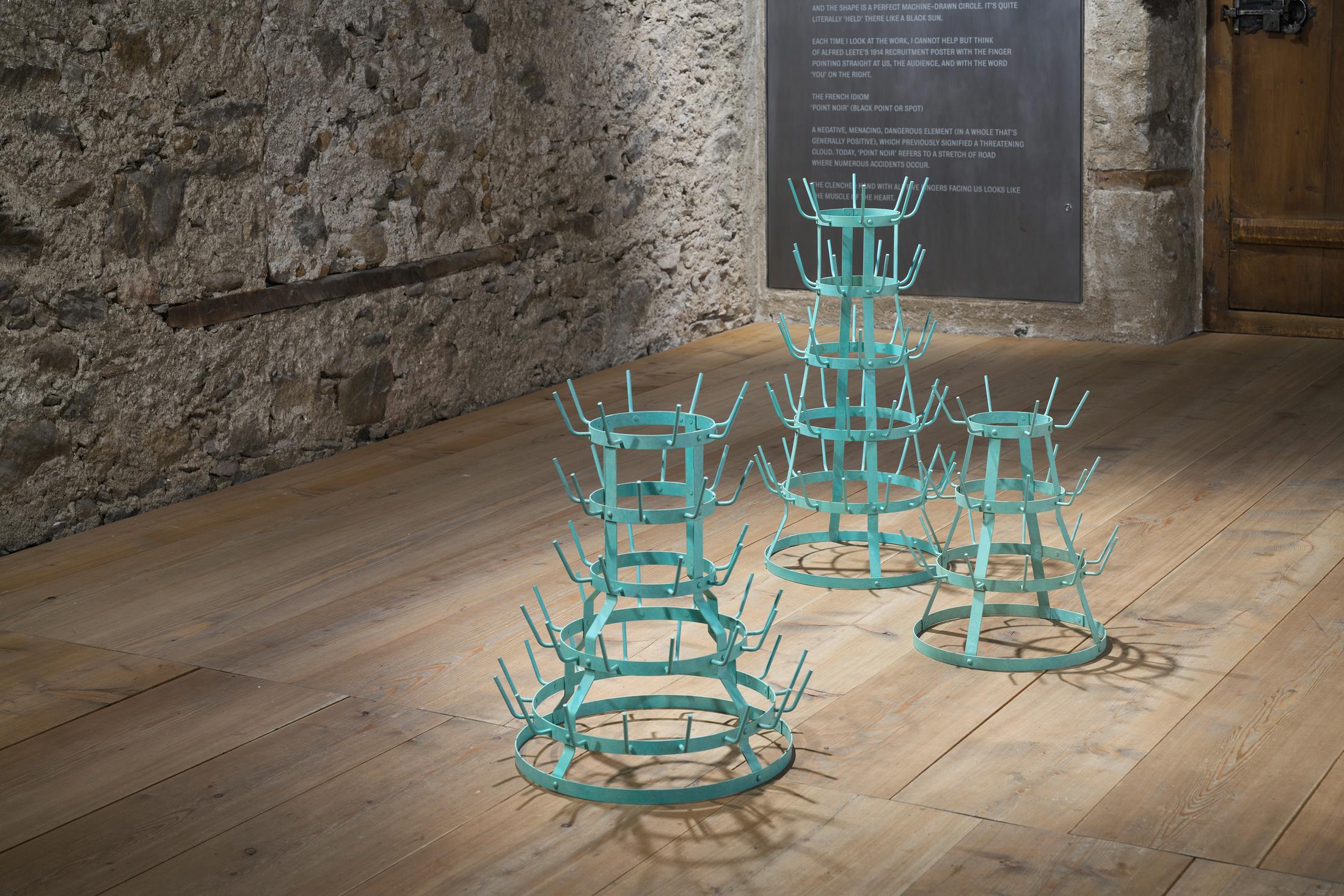 Installation View «REFLECTION about – about REFLECTION» with works by Bethan Huws at Galerie Tschudi, Zuoz / Photo: Ralph Feiner / Courtesy: Galerie Tschudi, Zuoz and the Artist