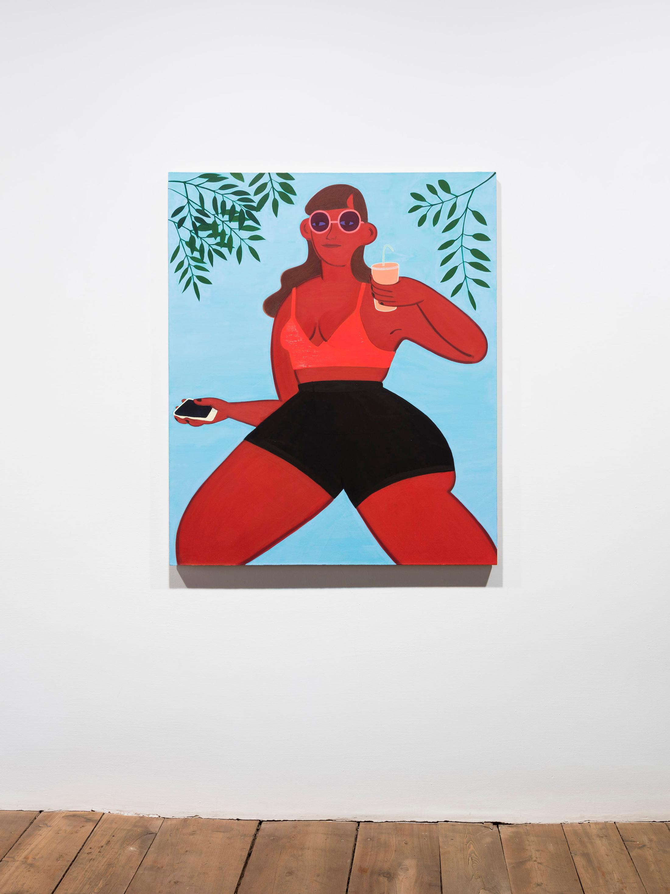 Installation View Grace Weaver Groupshow "Reinventing the Figure" at Galleria Monica De Cardenas / Courtesy: the gallery and the artists