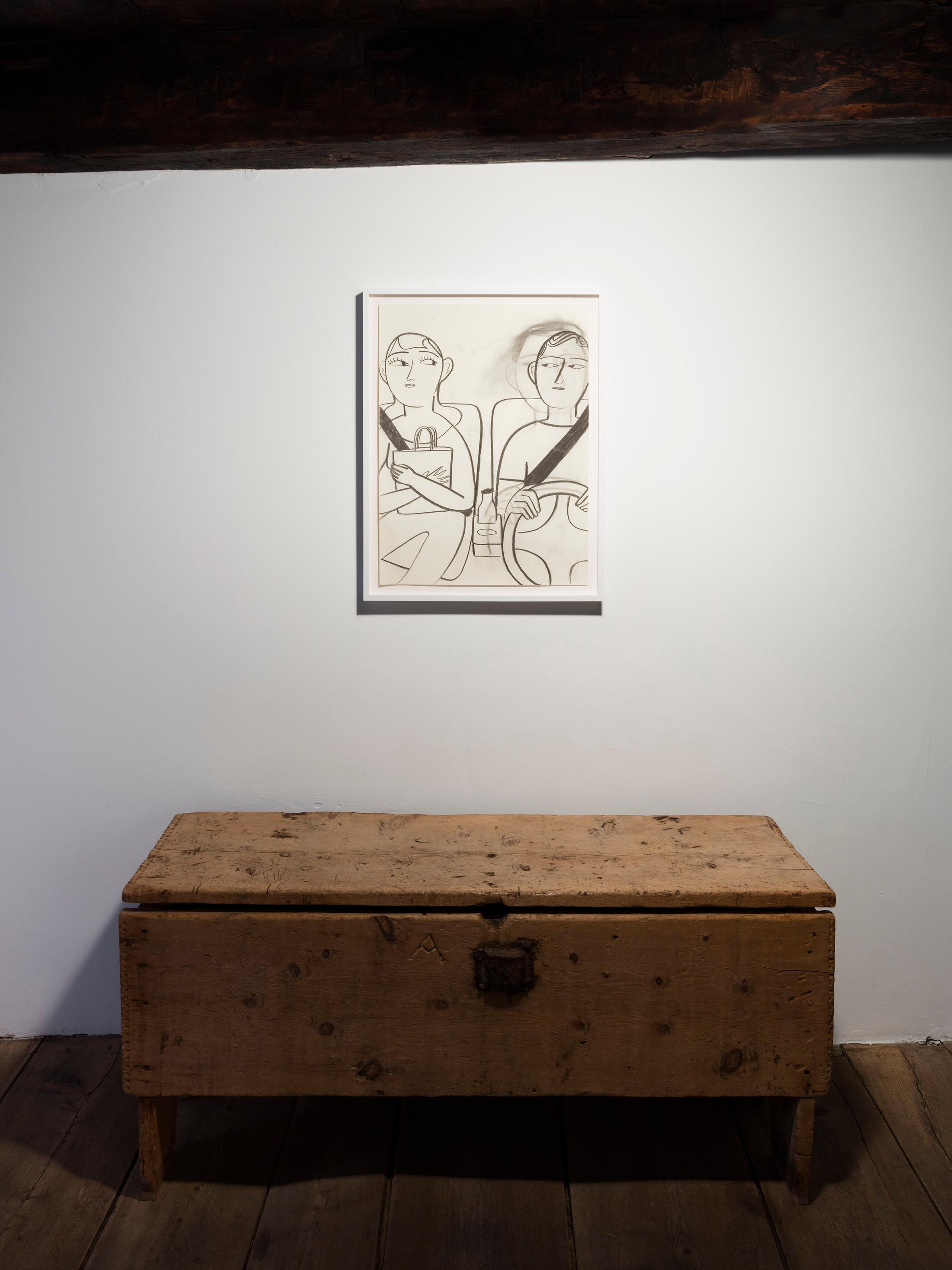 Installation View Grace Weaver Groupshow "Reinventing the Figure" at Galleria Monica De Cardenas / Courtesy: the gallery and the artists