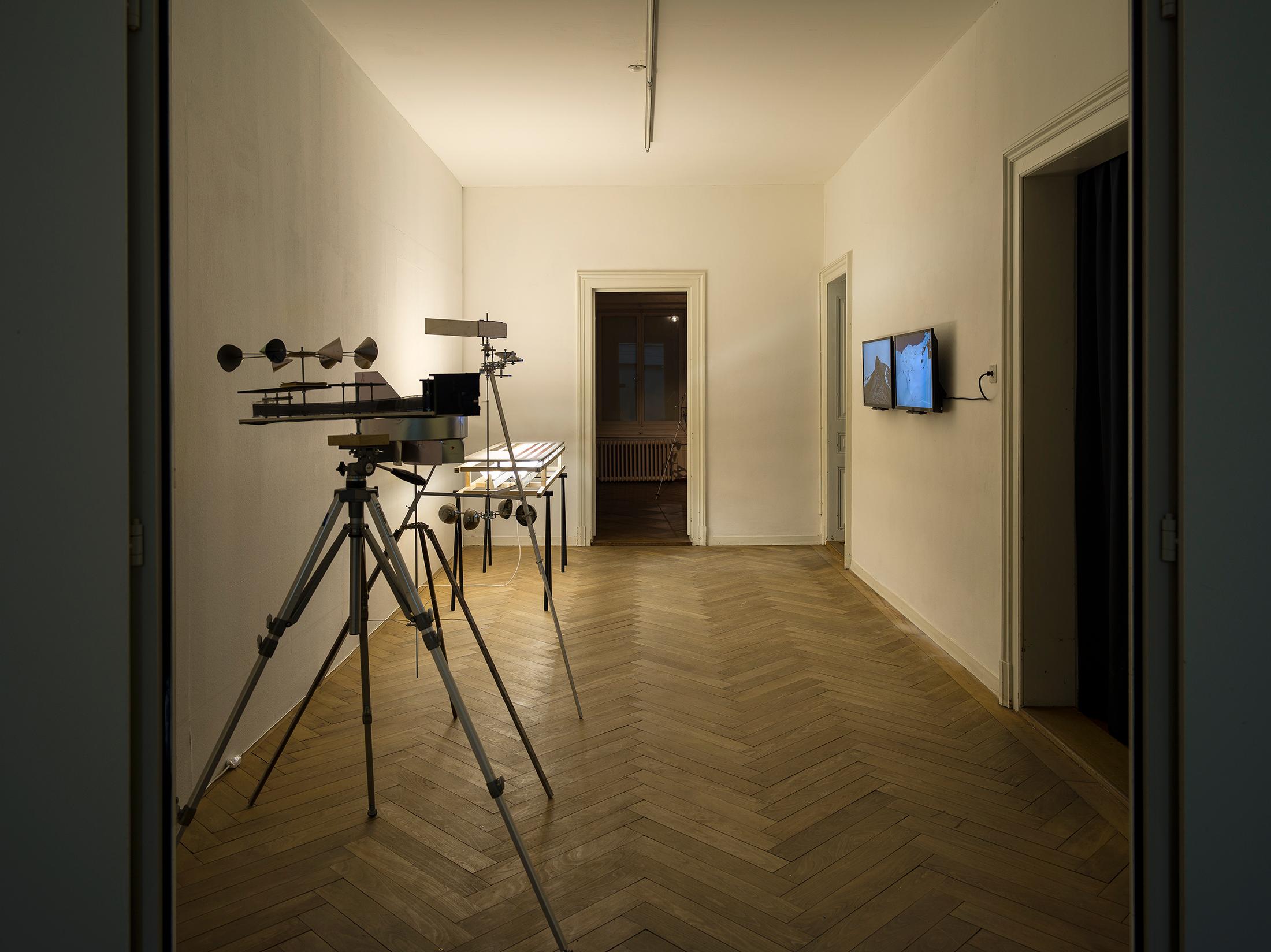 Exhibition View Rémy Bender Solo Show «Perspective du Creux» at Kunsthaus Langenthal, Langenthal, 2023 / Photo: Cedric Mussano / Courtesy: the artist and Kunsthaus Langenthal