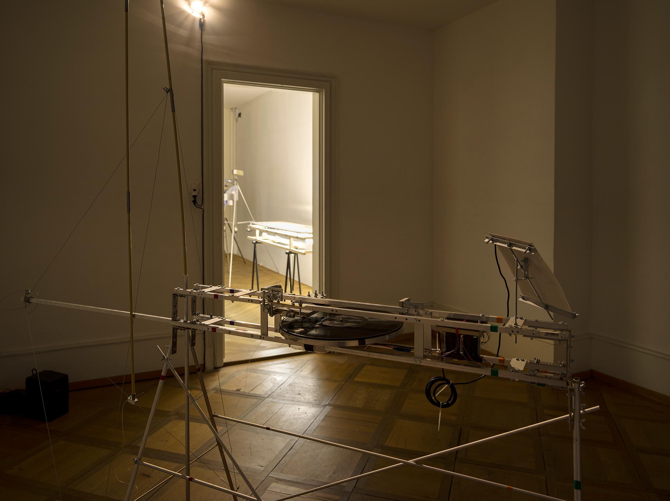 Exhibition View Rémy Bender Solo Show «Perspective du Creux» at Kunsthaus Langenthal, Langenthal, 2023 / Photo: Cedric Mussano / Courtesy: the artist and Kunsthaus Langenthal