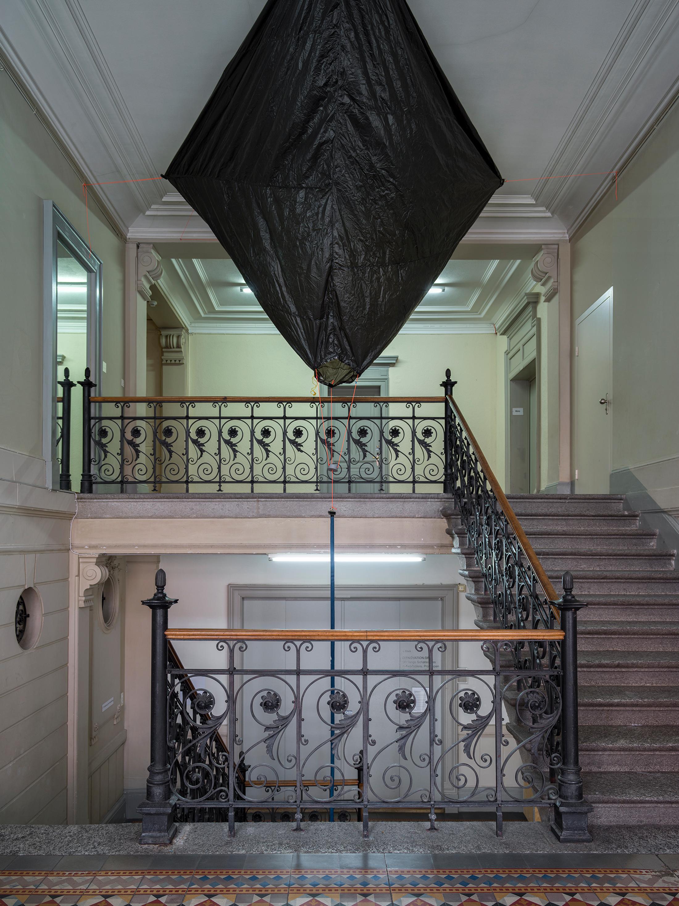 Exhibition View Rémy Bender Solo Show «Perspective du Creux» at Kunsthaus Langenthal, Langenthal, 2023 / Photo: Cedric Mussano / Courtesy: the artist and Kunsthaus Langenthal