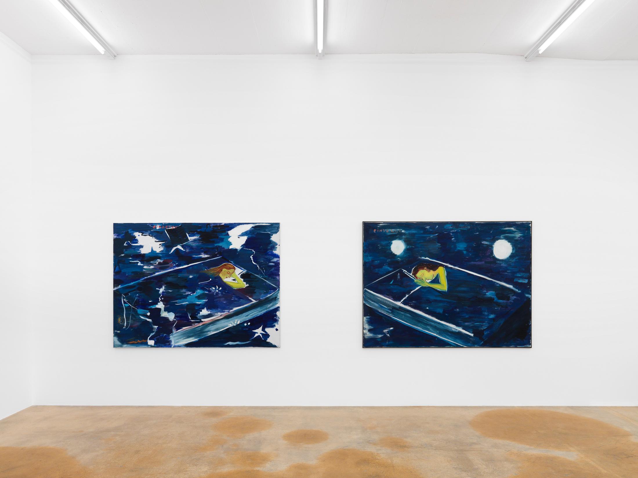 Exhibition View René Daniëls Soloshow «Fragments from an Unfinished Novel» at MAMCO, Geneva, 2019 / Photo: Annik Wetter / Courtesy: the artist and MAMCO, Geneva