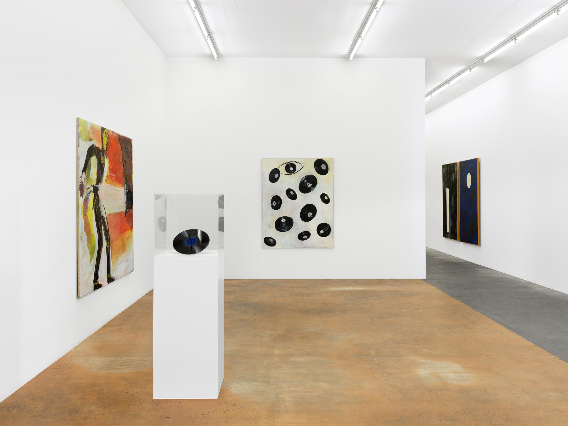 Exhibition View René Daniëls Soloshow «Fragments from an Unfinished Novel» at MAMCO, Geneva, 2019 / Photo: Annik Wetter / Courtesy: the artist and MAMCO, Geneva