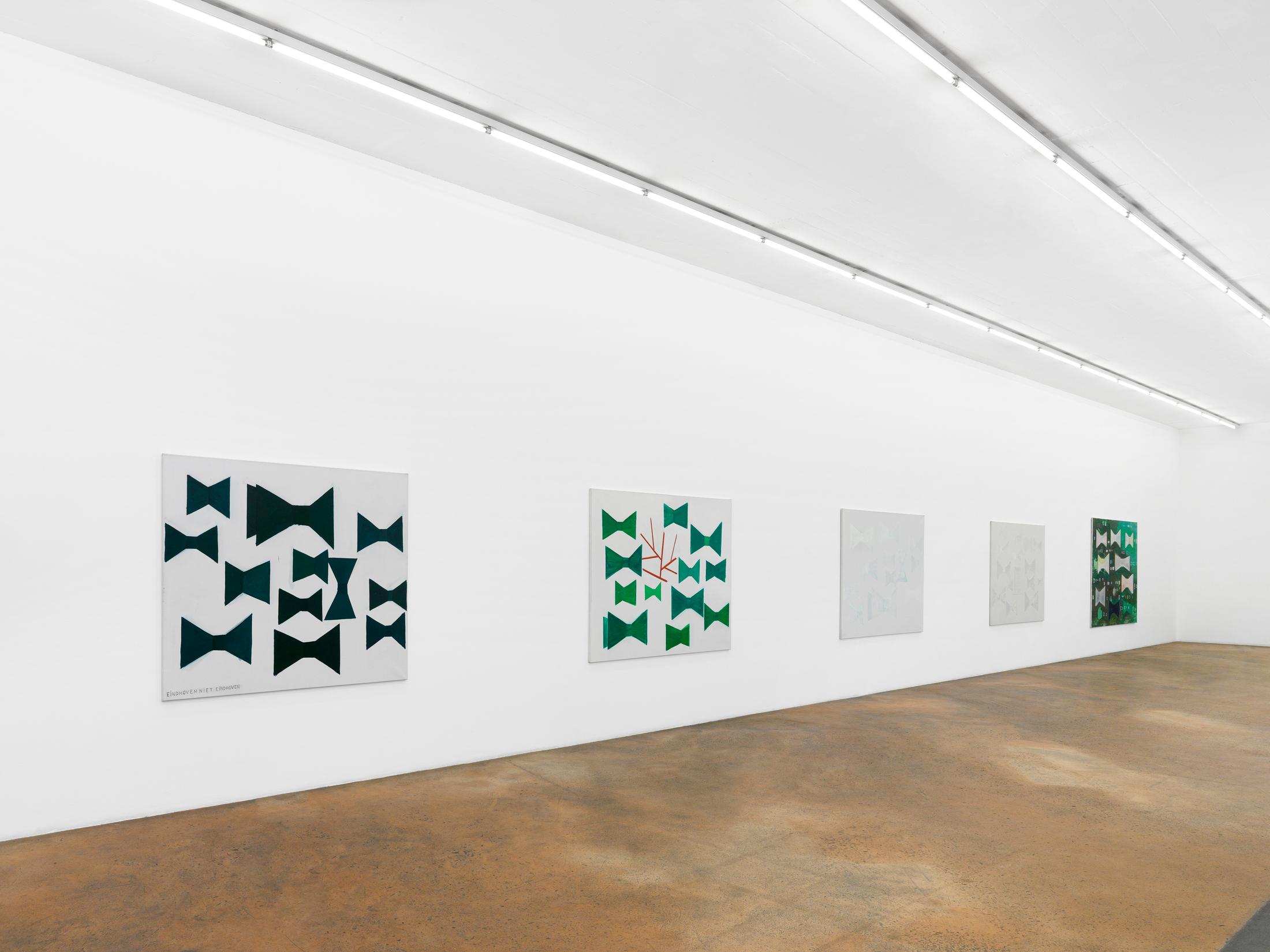 Exhibition View René Daniëls Soloshow «Fragments from an Unfinished Novel» at MAMCO, Geneva, 2019 / Photo: Annik Wetter / Courtesy: the artist and MAMCO, Geneva