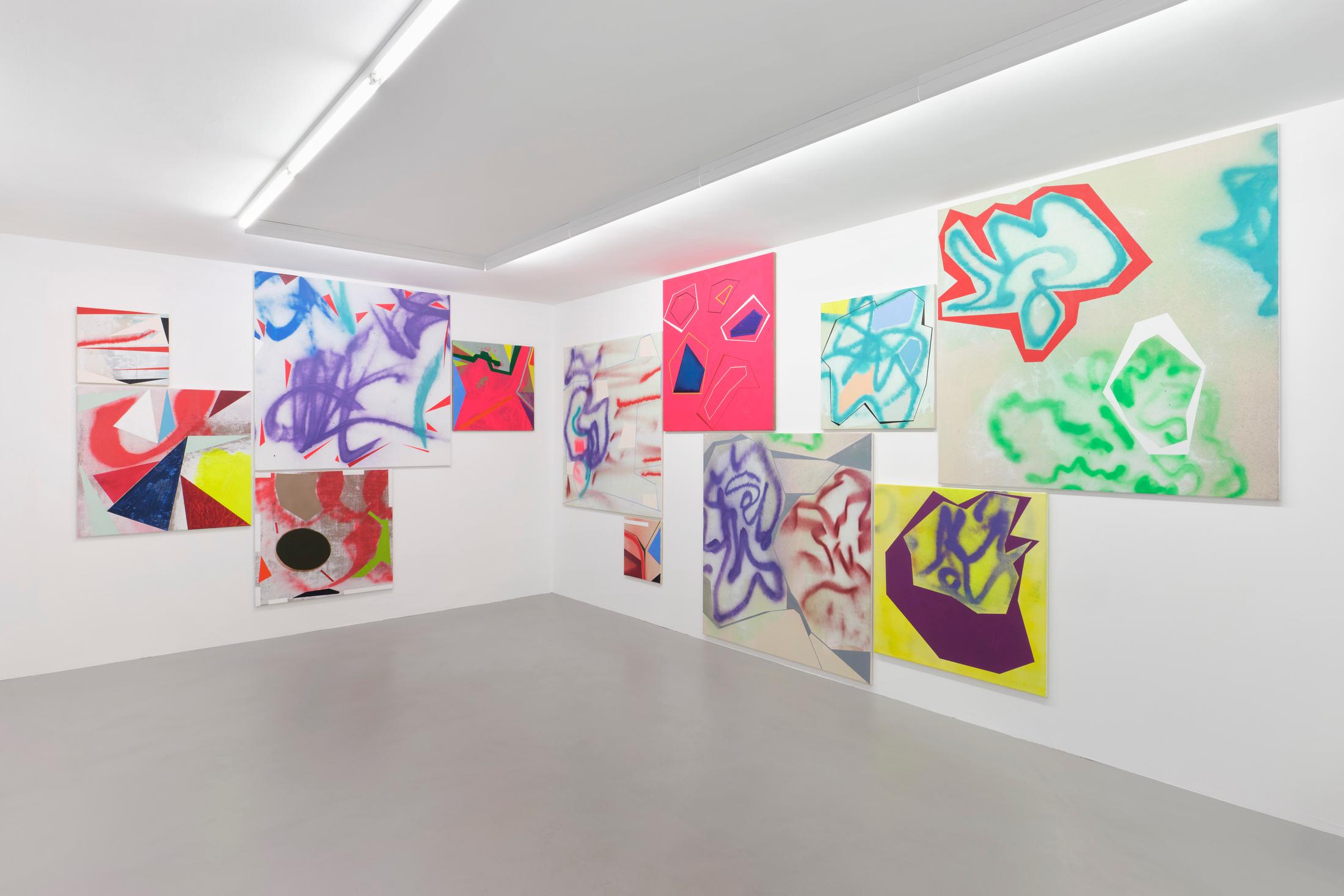 Exhibition View Renée Levi Solo Show «GINNY» at Galerie Philipp Zollinger, Zurich, 2021 / Photo: Conradin Frei / Courtesy: the artist and Galerie Philipp Zollinger