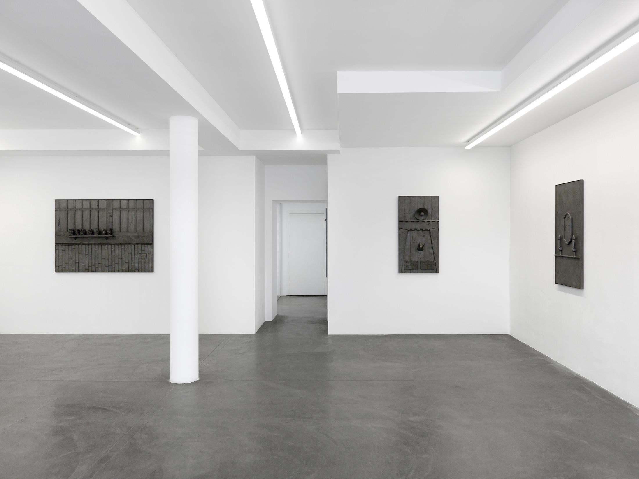 Exhibition View Rico Weber Soloshow «Silver Dust» at Galerie Maria Bernheim, Zurich, 2020 / Photo: Annik Wetter / Courtesy: Galerie Maria Bernheim
