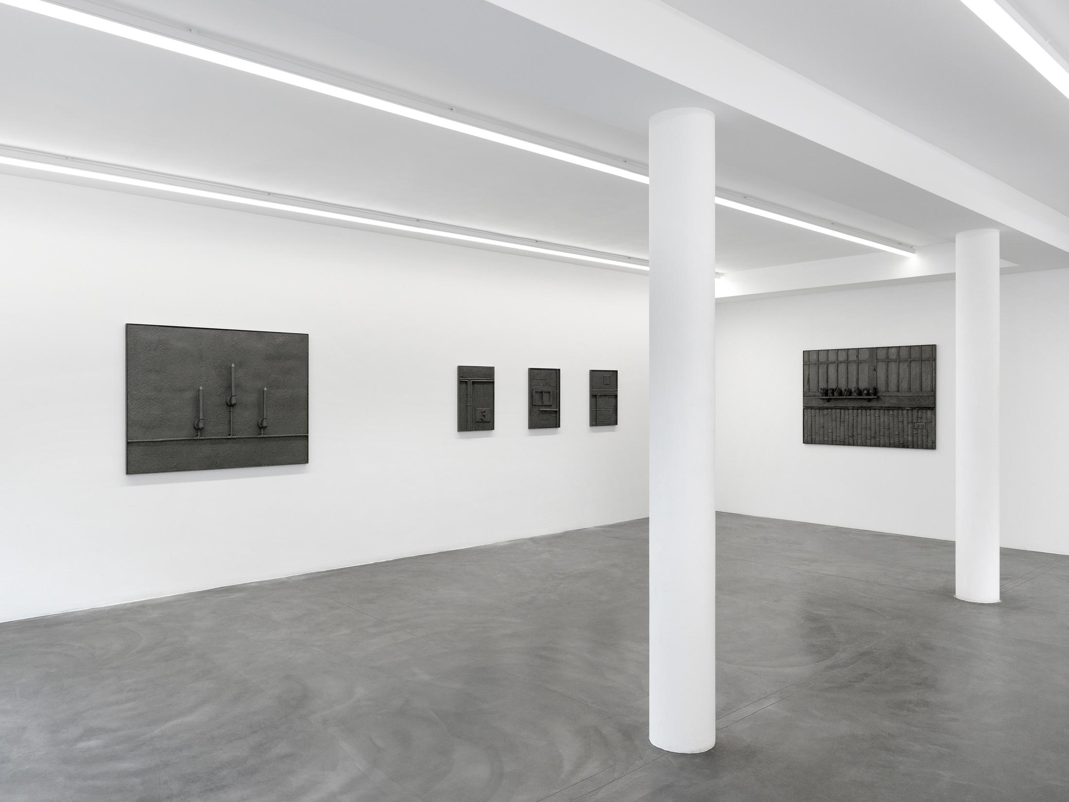 Exhibition View Rico Weber Soloshow «Silver Dust» at Galerie Maria Bernheim, Zurich, 2020 / Photo: Annik Wetter / Courtesy: Galerie Maria Bernheim