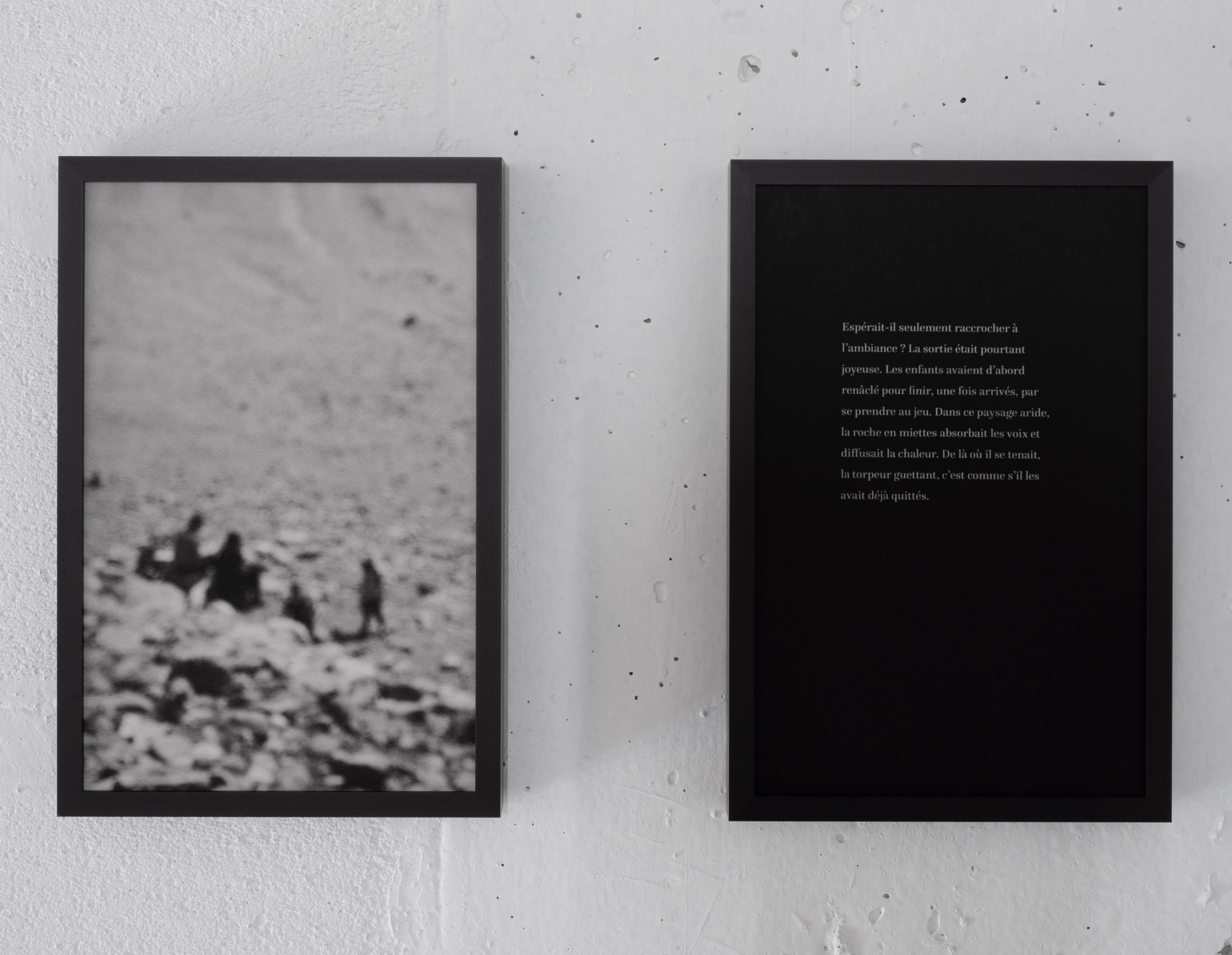 Exhibition View Rinny Gremaud and Mathieu Bernard Soloshow «Splendide; view on La famille, 2019» at Galerie Heinzer Reszler, Lausanne, 2019 / Photo: Julien Gremaud / Courtesy: the artist and Heinzer Reszler