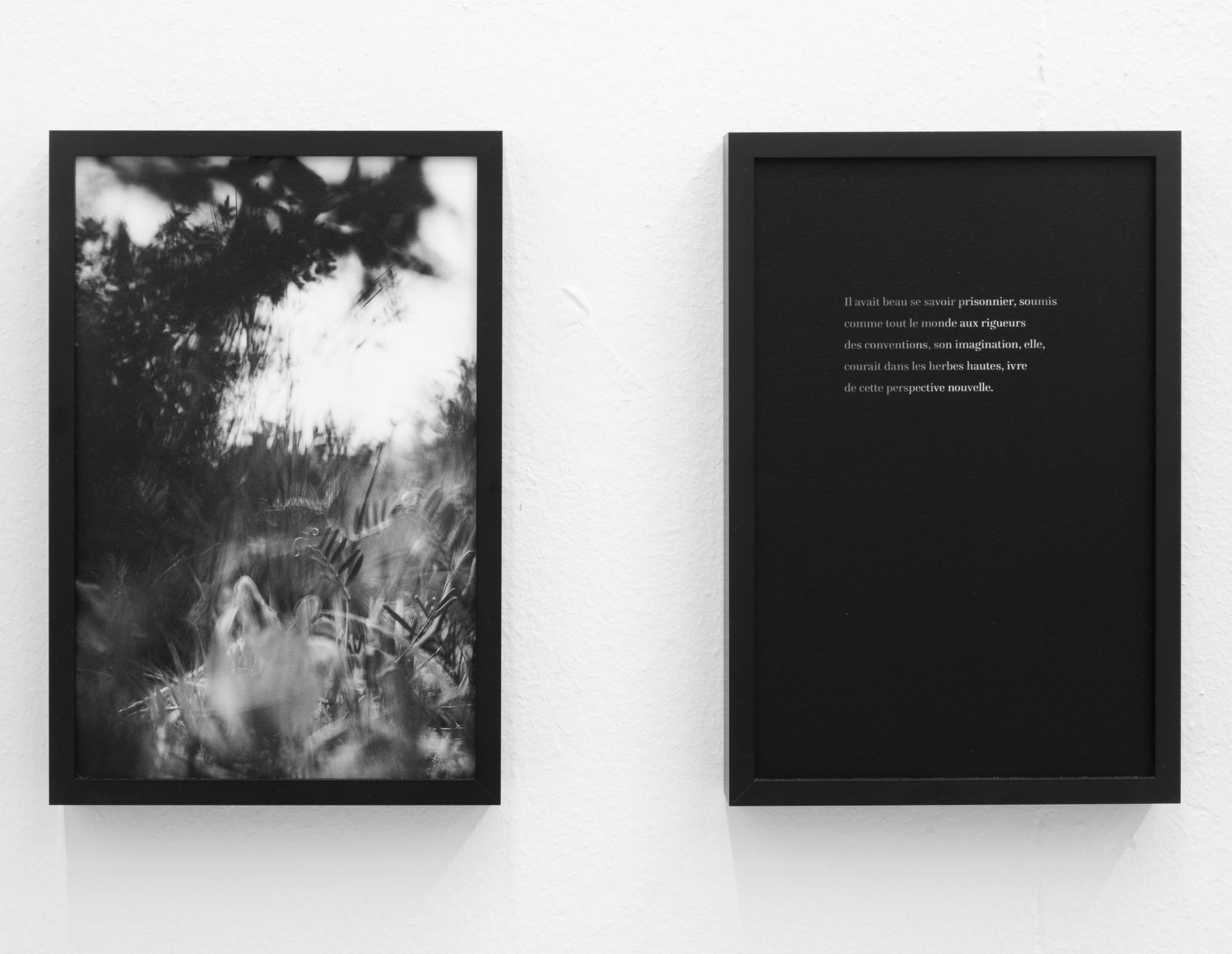 Exhibition View Rinny Gremaud and Mathieu Bernard Soloshow «Splendide; view on La vague, 2019» at Galerie Heinzer Reszler, Lausanne, 2019 / Photo: Julien Gremaud / Courtesy: the artist and Heinzer Reszler