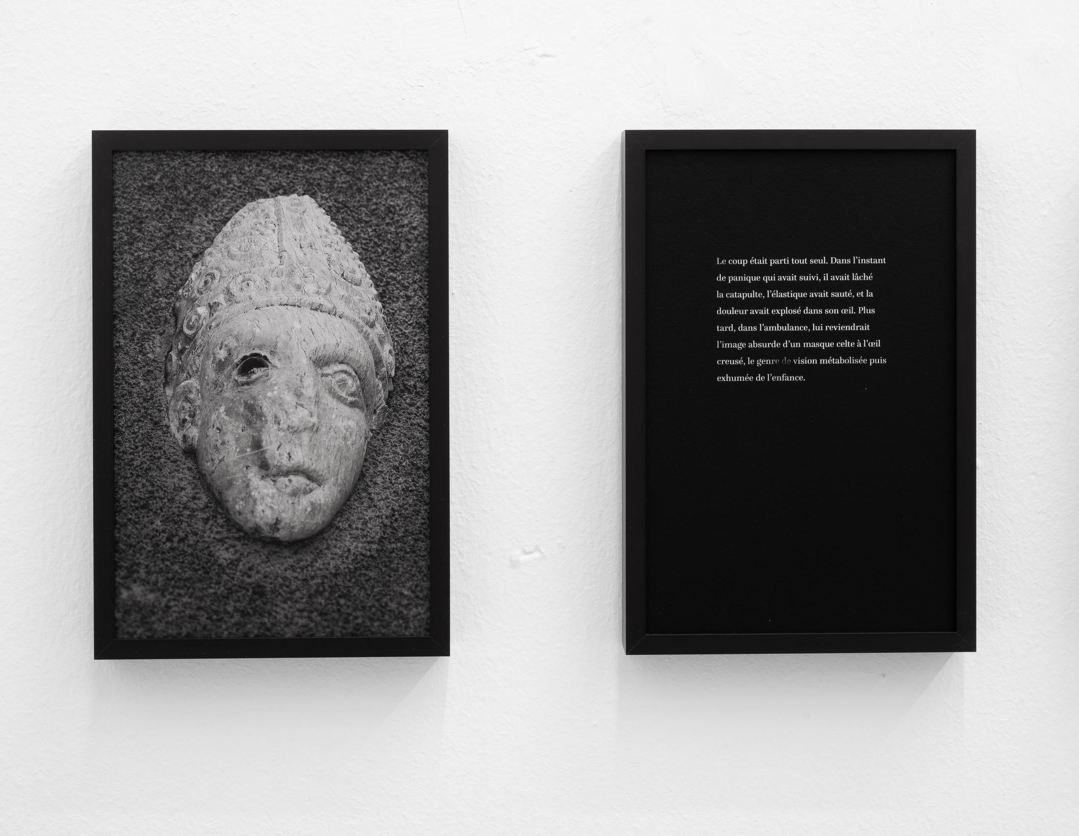 Exhibition View Rinny Gremaud and Mathieu Bernard Soloshow «Splendide; view on Loeil, 2019» at Galerie Heinzer Reszler, Lausanne, 2019 / Photo: Julien Gremaud / Courtesy: the artist and Heinzer Reszler