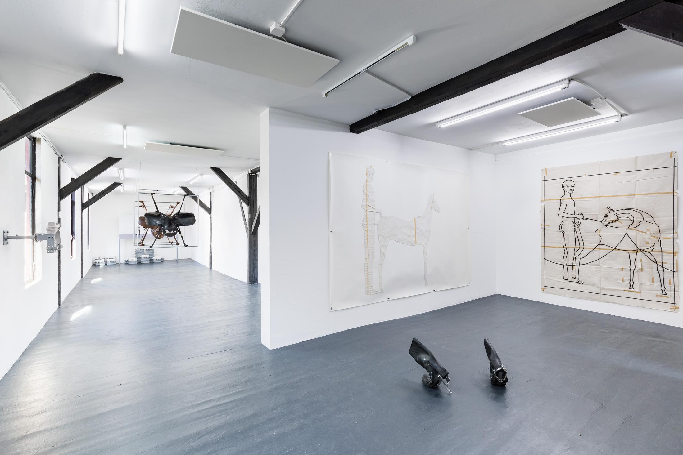 Exhibition View Duo Show «Robert Estermann and Oz Oderbolz» at Last Tango, Zurich, 2023 / Photo: Kilian Bannwart / Courtesy: the artists and Last Tango
