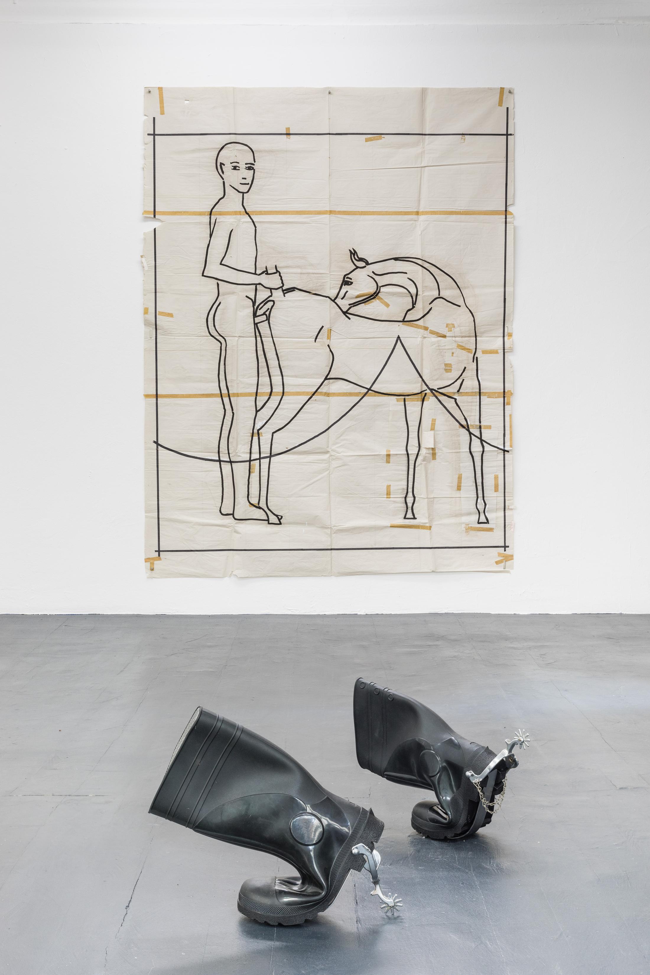 Exhibition View Duo Show «Robert Estermann and Oz Oderbolz» at Last Tango, Zurich, 2023 / Photo: Kilian Bannwart / Courtesy: the artists and Last Tango