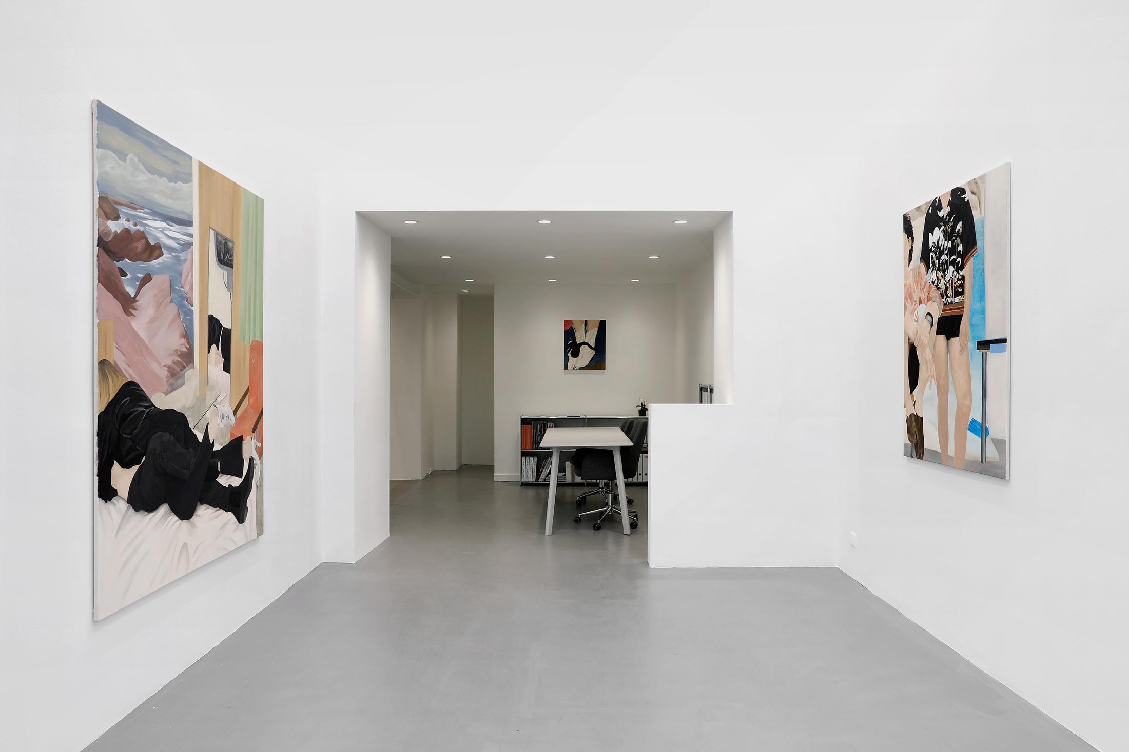 Exhibition View Romane de Watteville Solo Show «Every Me» at Fabienne Levy, 2021-2022 / Photo: Neige Sanchez / Courtesy: the artist and Fabienne Levy