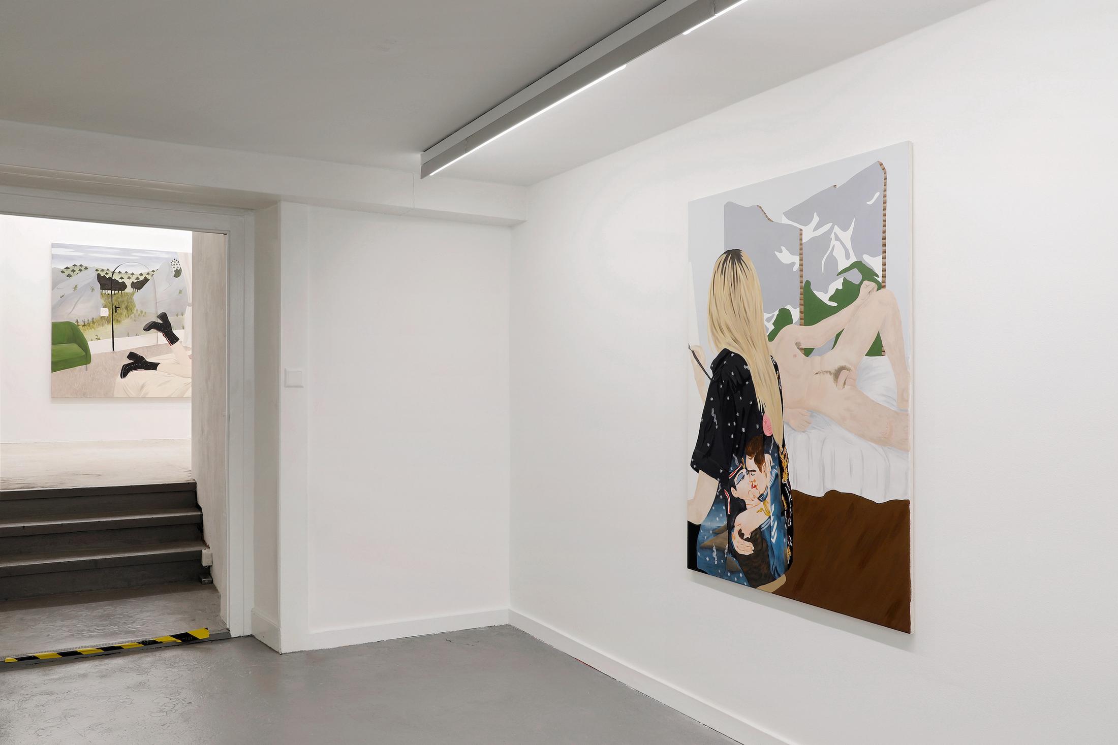 Exhibition View Romane de Watteville Solo Show «Every Me» at Fabienne Levy, 2021-2022 / Photo: Neige Sanchez / Courtesy: the artist and Fabienne Levy
