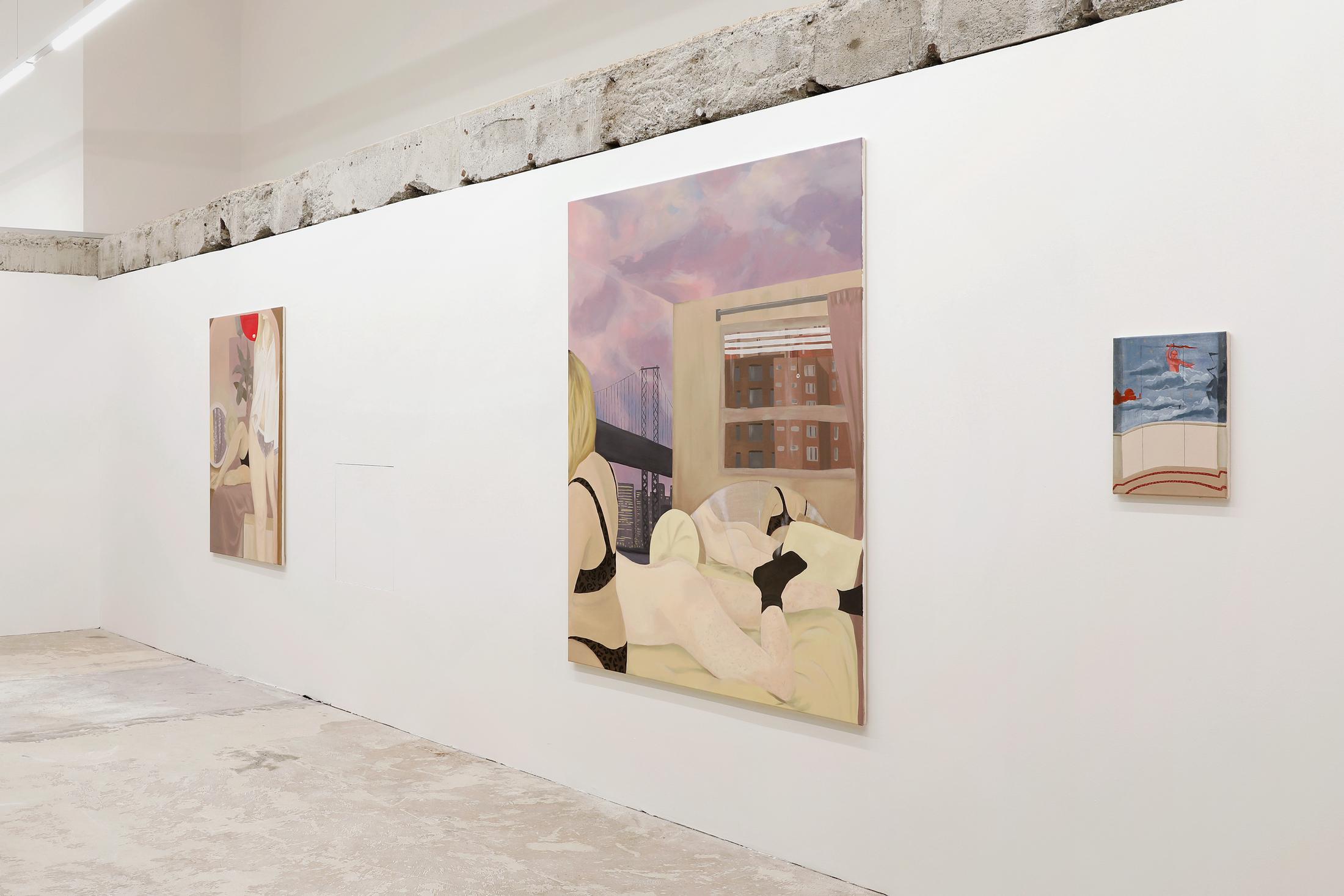 Exhibition View Romane de Watteville Solo Show «Every Me» at Fabienne Levy, 2021-2022 / Photo: Neige Sanchez / Courtesy: the artist and Fabienne Levy