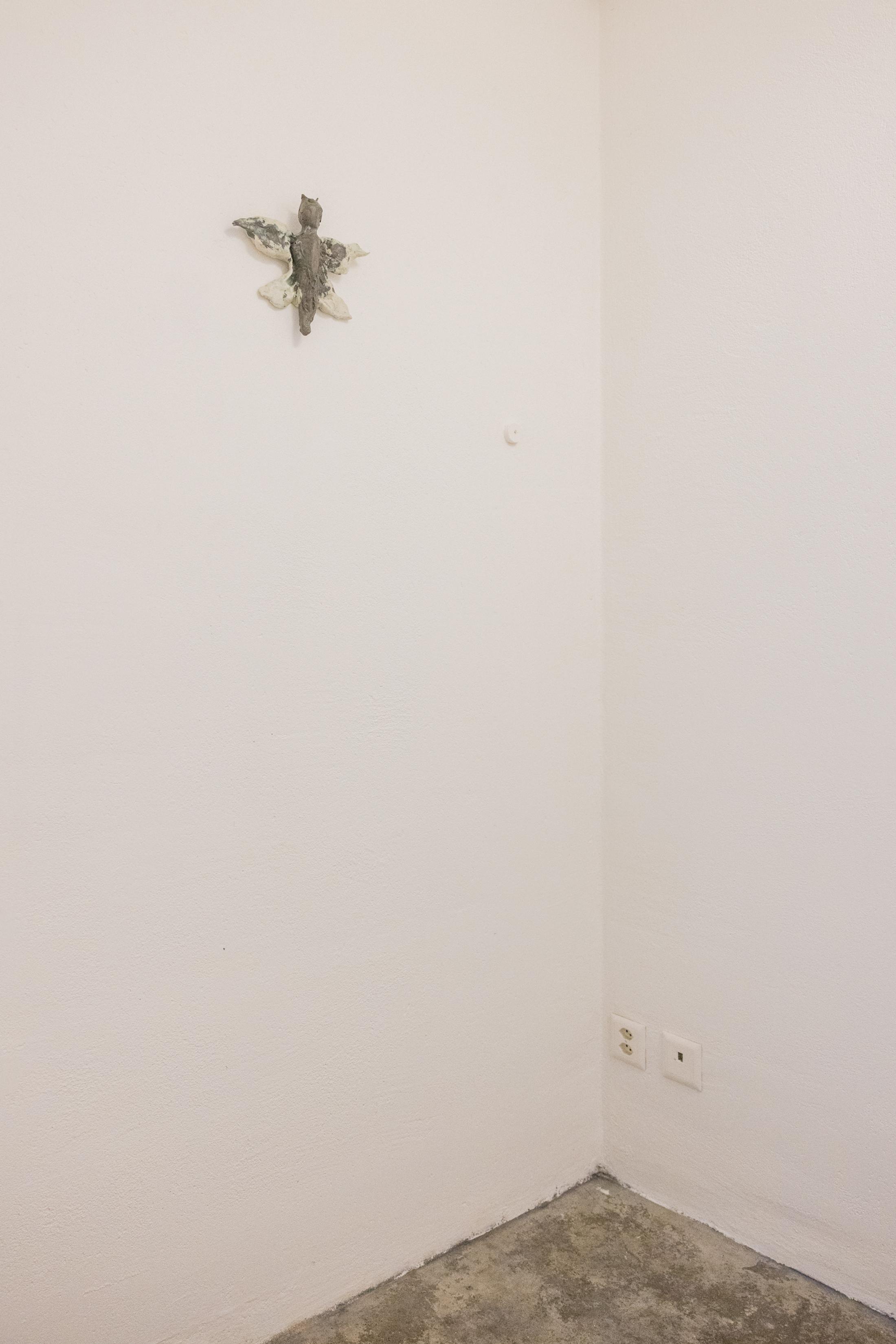 Exhibition View Duo Show «Fusionner nos Ardeurxes; view on Romy Colombe. K, Flinta Squad (The rest of them are resting), 2022» at WallStreet, Fribourg, 2022-2023 / Photo: Julie Folly / Courtesy: the artist and WallStreet