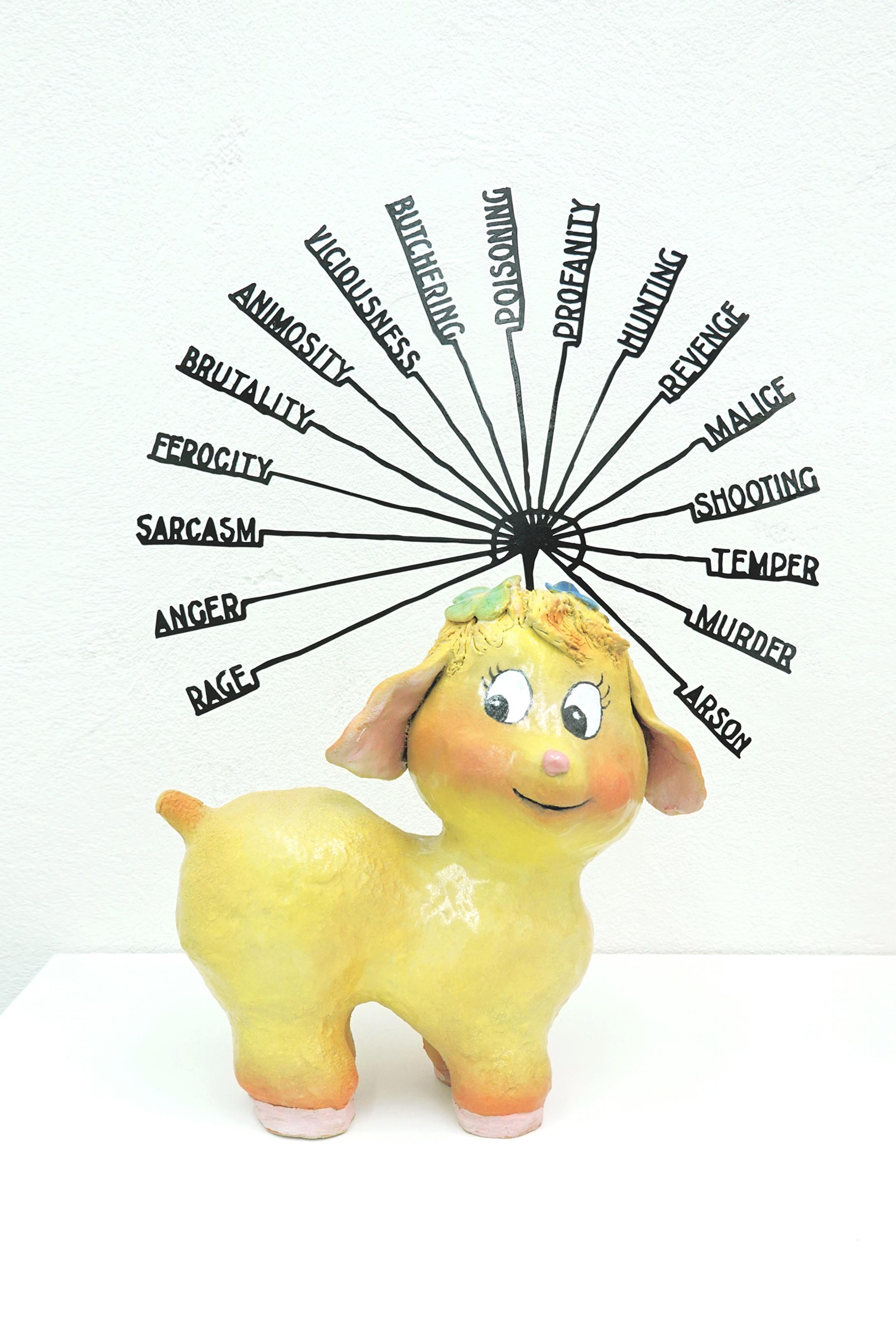 Exhibition View Rosa Aiello and Cassidy Toner Duo Show «How to Win Friends, and Influence People; view on Cassidy Toner, I have a fetish for being judged, so get me off, 2021» at Sgomento, Zurich, 2021 / Photo: SZ / Courtesy: the artists and Sgomento