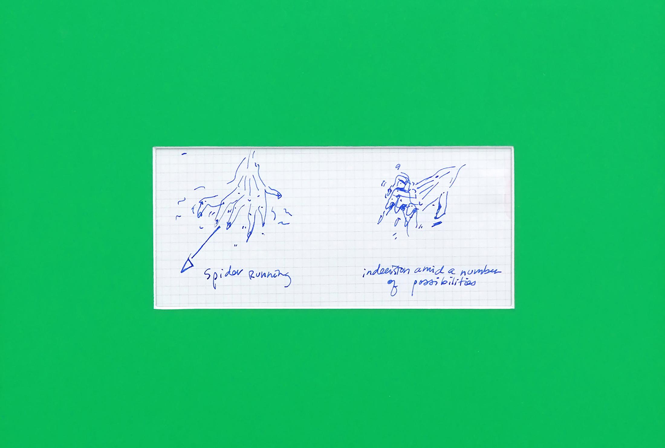 Exhibition View Rosa Aiello and Cassidy Toner Duo Show «How to Win Friends, and Influence People; view on Rosa Aiello, Spider, 2021» at Sgomento, Zurich, 2021 / Photo: SZ / Courtesy: the artists and Sgomento