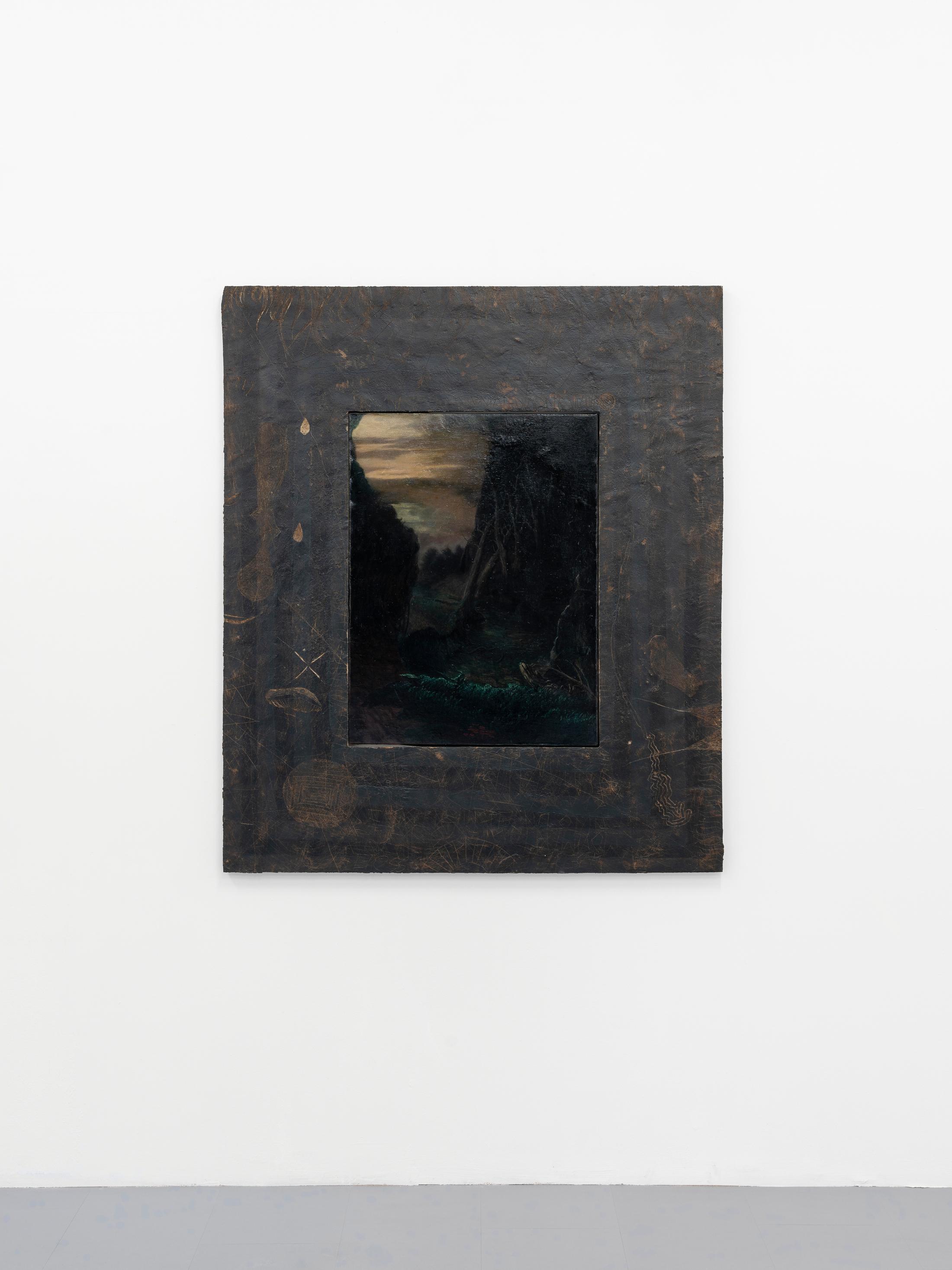 Exhibition View Group Show «Rosaspina; view on Stefano Cecatiello, Untitled I, 2022» at La rada, Locarno, 2022 / Photo: Riccardo Giancola / Courtesy: the artists and La rada