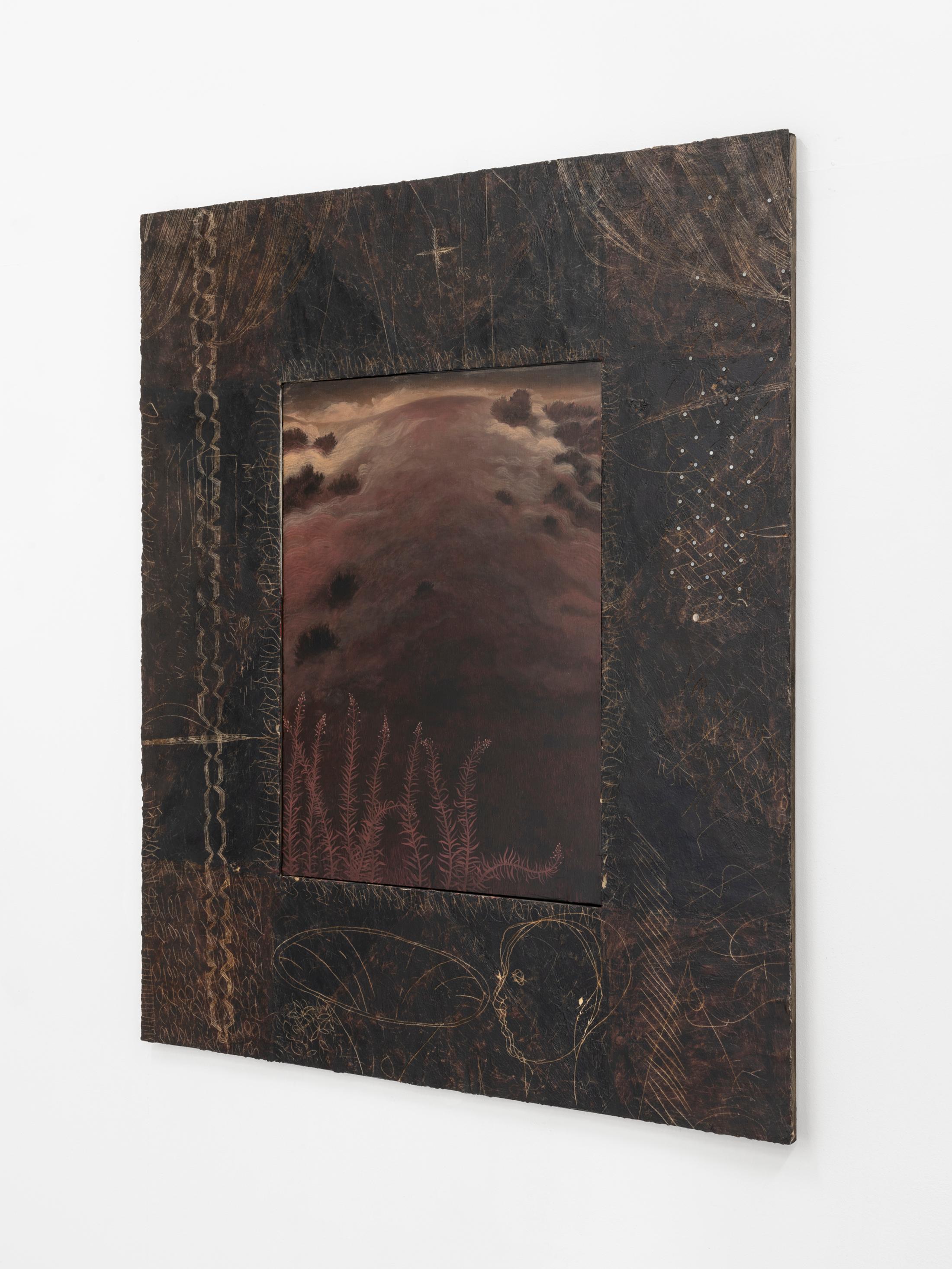 Exhibition View Group Show «Rosaspina; view on Stefano Cecatiello, Untitled II, 2022» at La rada, Locarno, 2022 / Photo: Riccardo Giancola / Courtesy: the artists and La rada