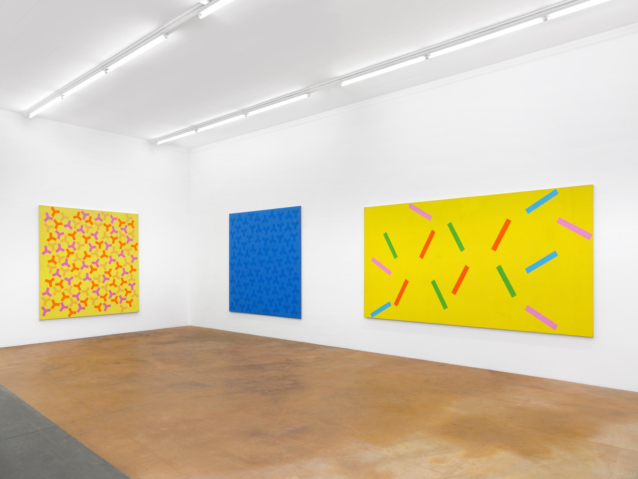 Exhibition View Rosemarie Castoro Soloshow «Time = space between appointment and meeting» at MAMCO, Geneva, 2019 / Photo: Annik Wetter / Courtesy: the artist and MAMCO