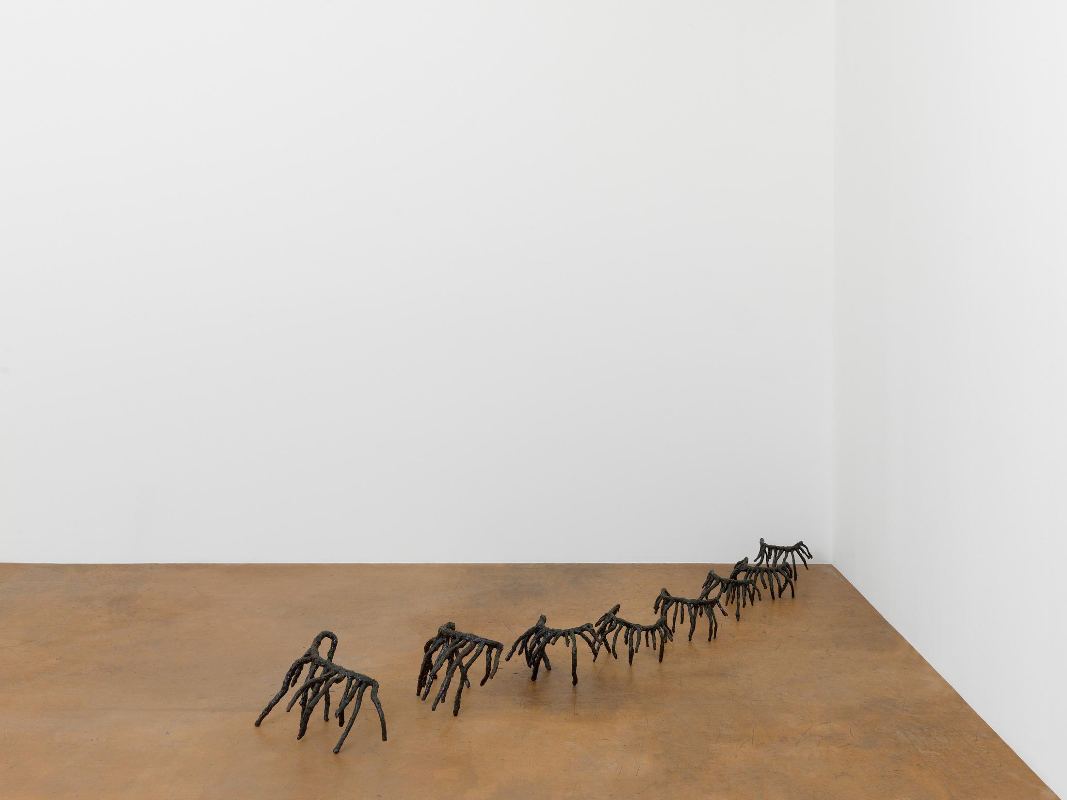 Exhibition View Rosemarie Castoro Soloshow «Time = space between appointment and meeting» at MAMCO, Geneva, 2019 / Photo: Annik Wetter / Courtesy: the artist and MAMCO