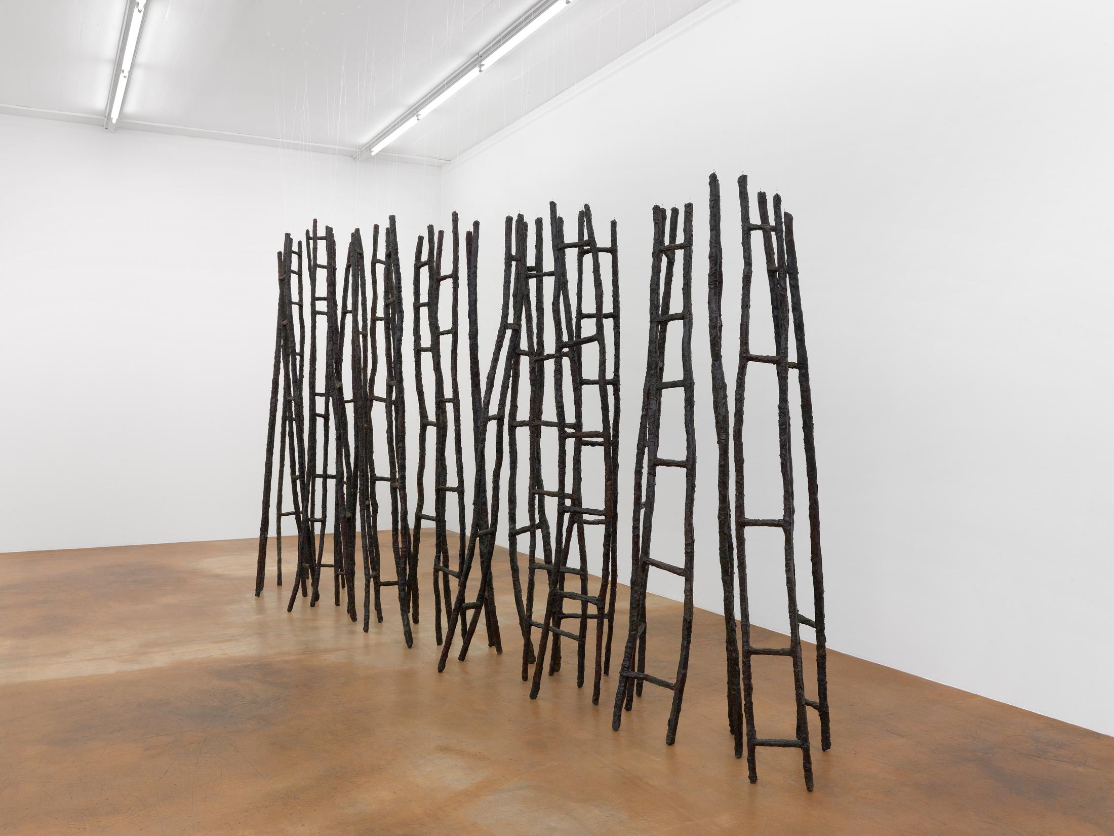 Exhibition View Rosemarie Castoro Soloshow «Time = space between appointment and meeting» at MAMCO, Geneva, 2019 / Photo: Annik Wetter / Courtesy: the artist and MAMCO