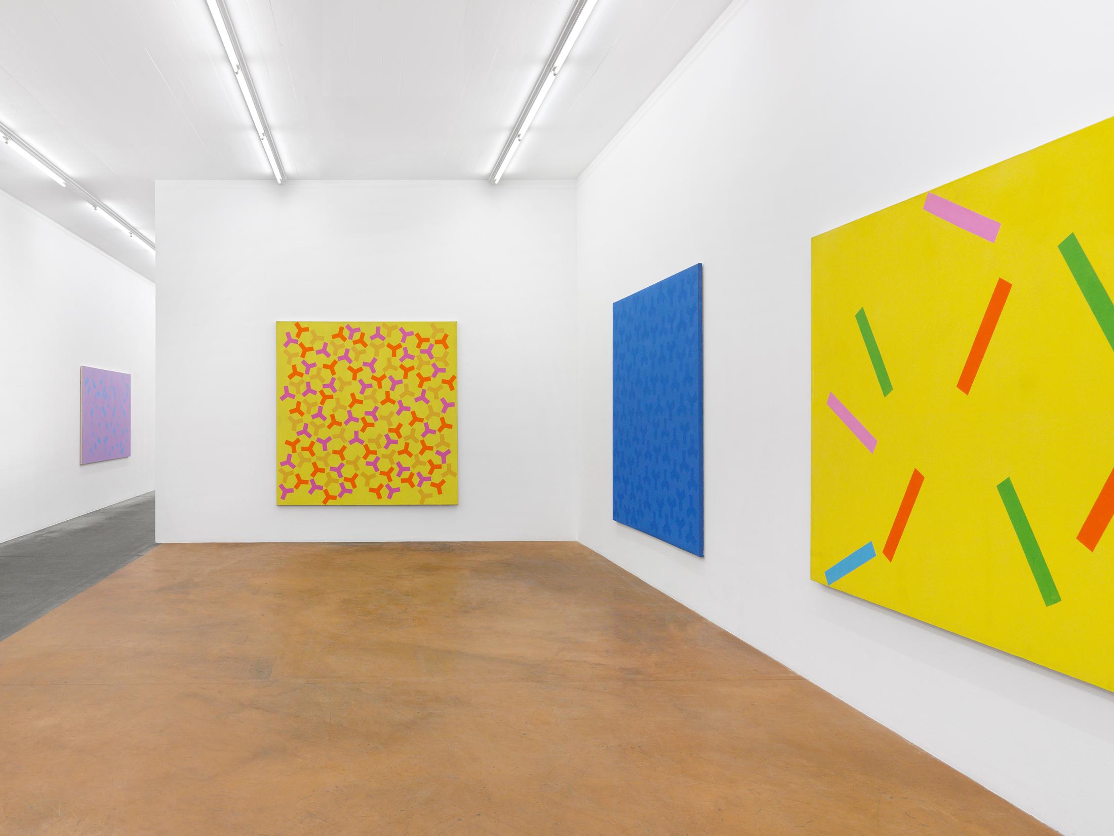 Exhibition View Rosemarie Castoro Soloshow «Time = space between appointment and meeting» at MAMCO, Geneva, 2019 / Photo: Annik Wetter / Courtesy: the artist and MAMCO