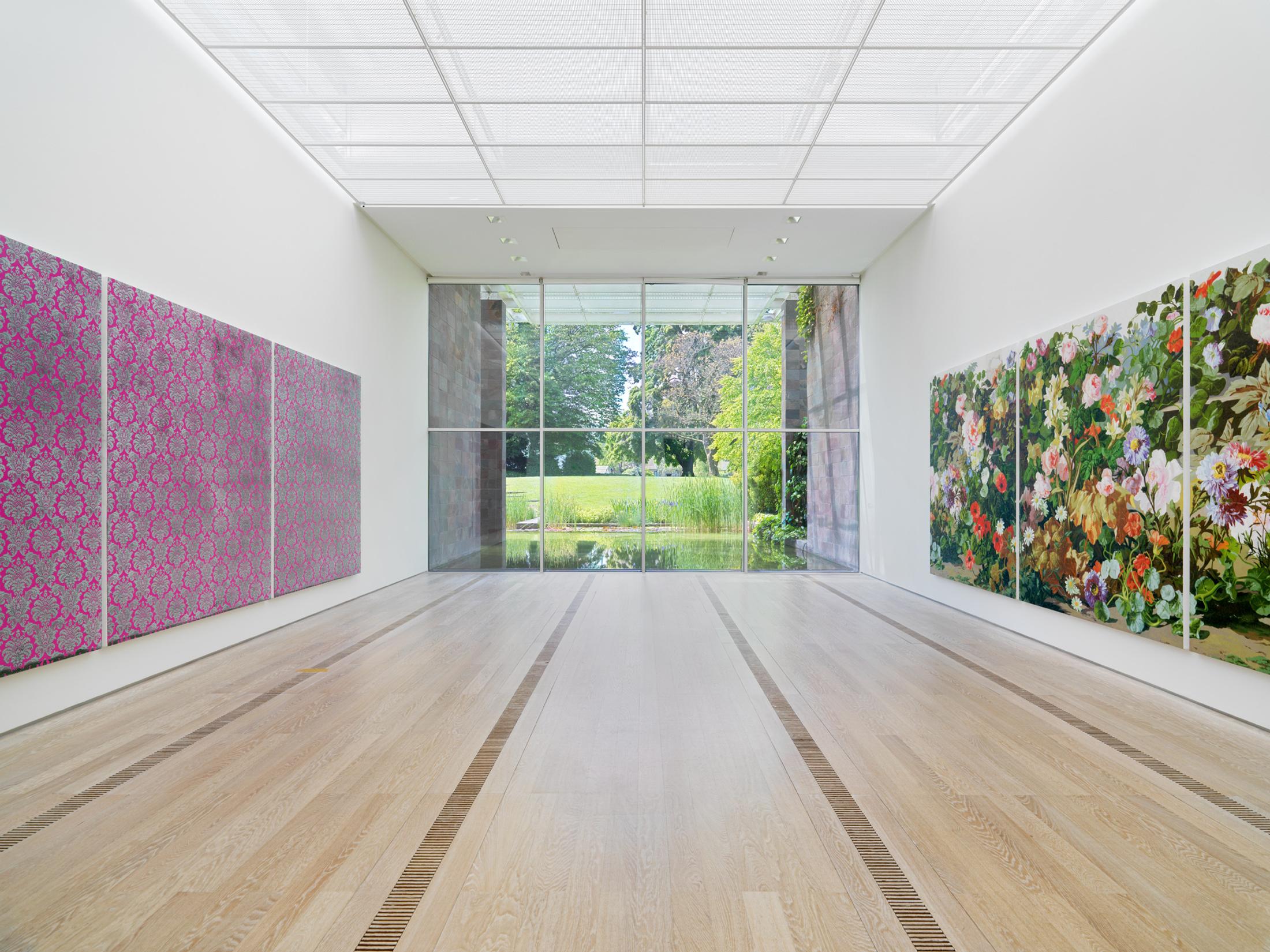 Exhibition View Rudolf Stingel Soloshow at Fondation Beyeler, Riehen, 2019 / Photo: Stefan Altenburger / © Rudolf Stingel / Courtesy: the artist and Fondation Beyeler