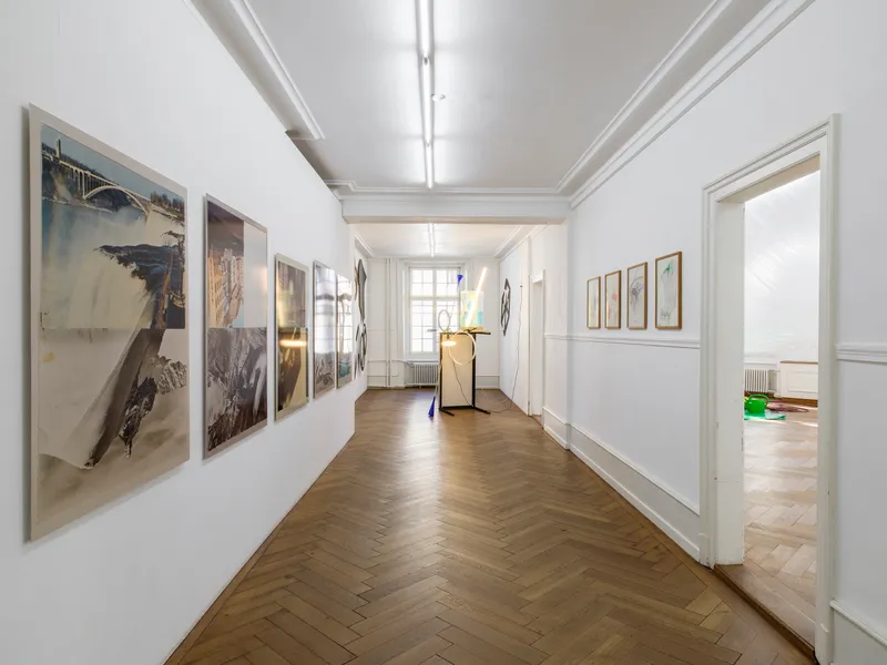 Exhibition View Ruedi Bechtler Solo Show «Zeitreise auf dem Kopf» at Kunsthaus Langenthal, Langenthal, 2022 / Photo: CE / Courtesy: the artist and Kunsthaus Langenthal