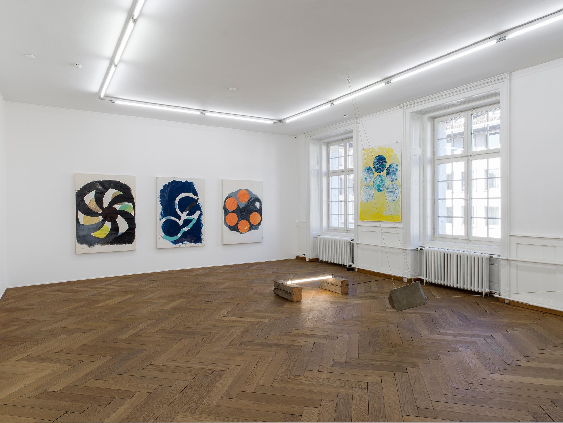 Exhibition View Ruedi Bechtler Solo Show «Zeitreise auf dem Kopf» at Kunsthaus Langenthal, Langenthal, 2022 / Photo: CE / Courtesy: the artist and Kunsthaus Langenthal