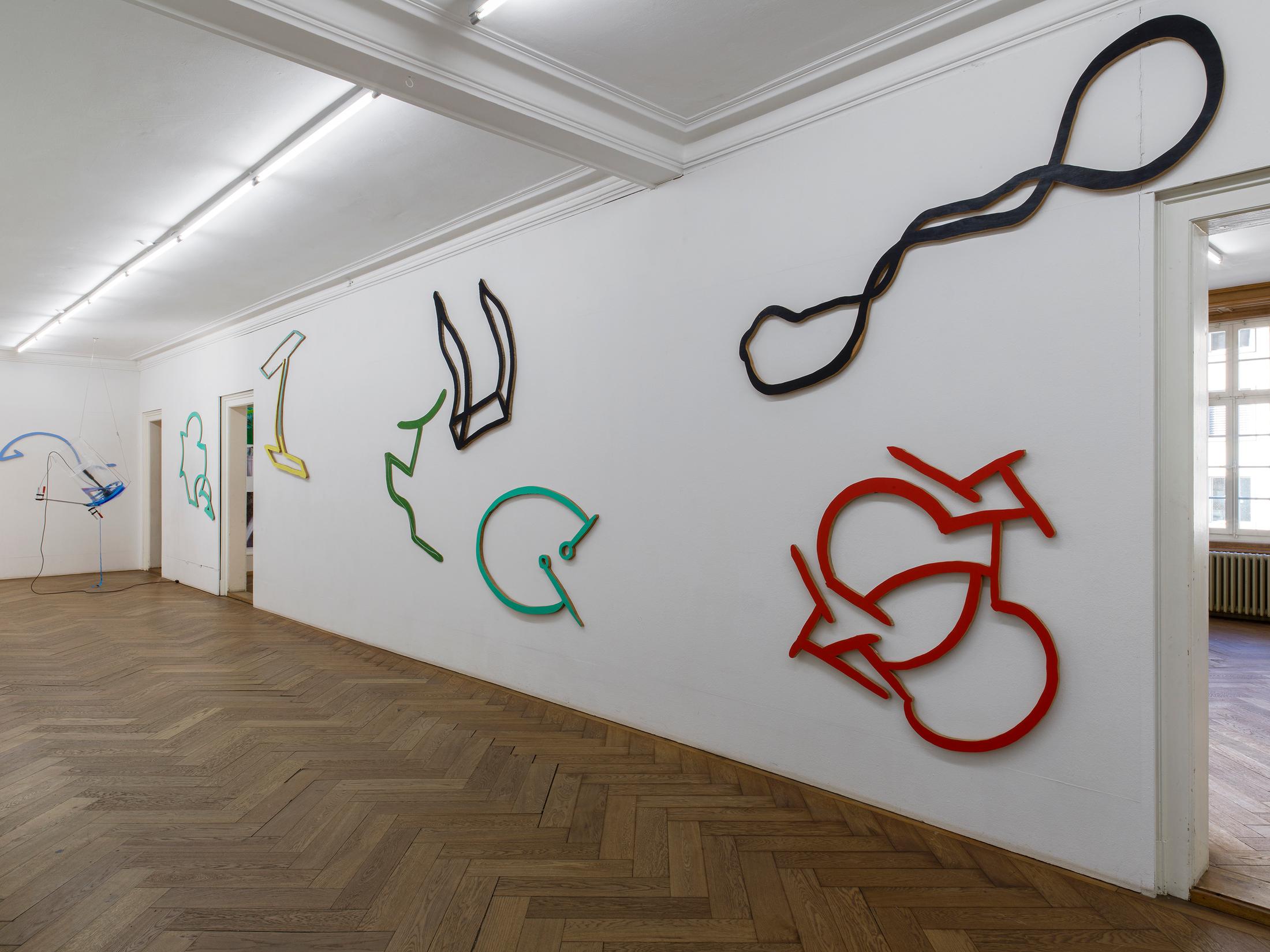 Exhibition View Ruedi Bechtler Solo Show «Zeitreise auf dem Kopf» at Kunsthaus Langenthal, Langenthal, 2022 / Photo: CE / Courtesy: the artist and Kunsthaus Langenthal