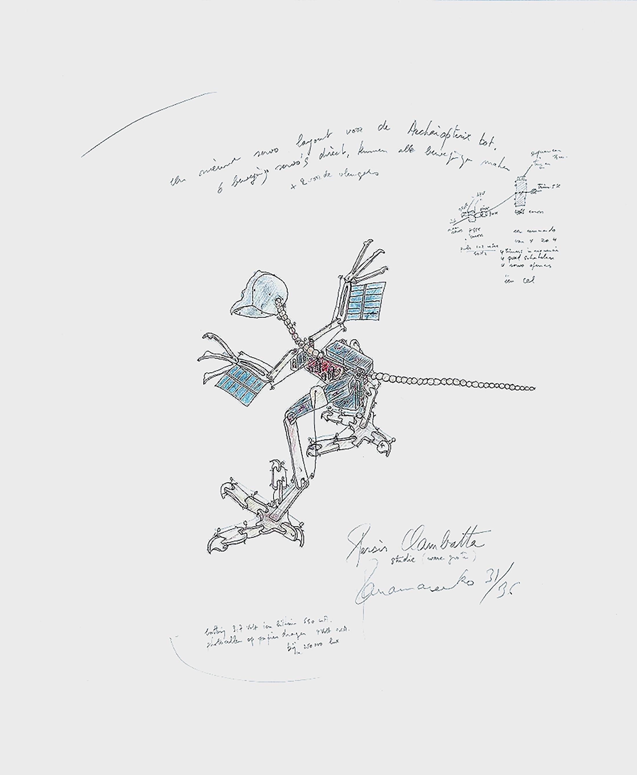 Exhibition View Salvatore Scarpitta and Panamarenko «Dream Maschines; view on Panamarenko, Persis Clambatta, 2001» at Fundaziun Not Vital, Ardez and Castle Tarasp, 2019 / Courtesy: The Deweer Collection, Otegem, Belgium