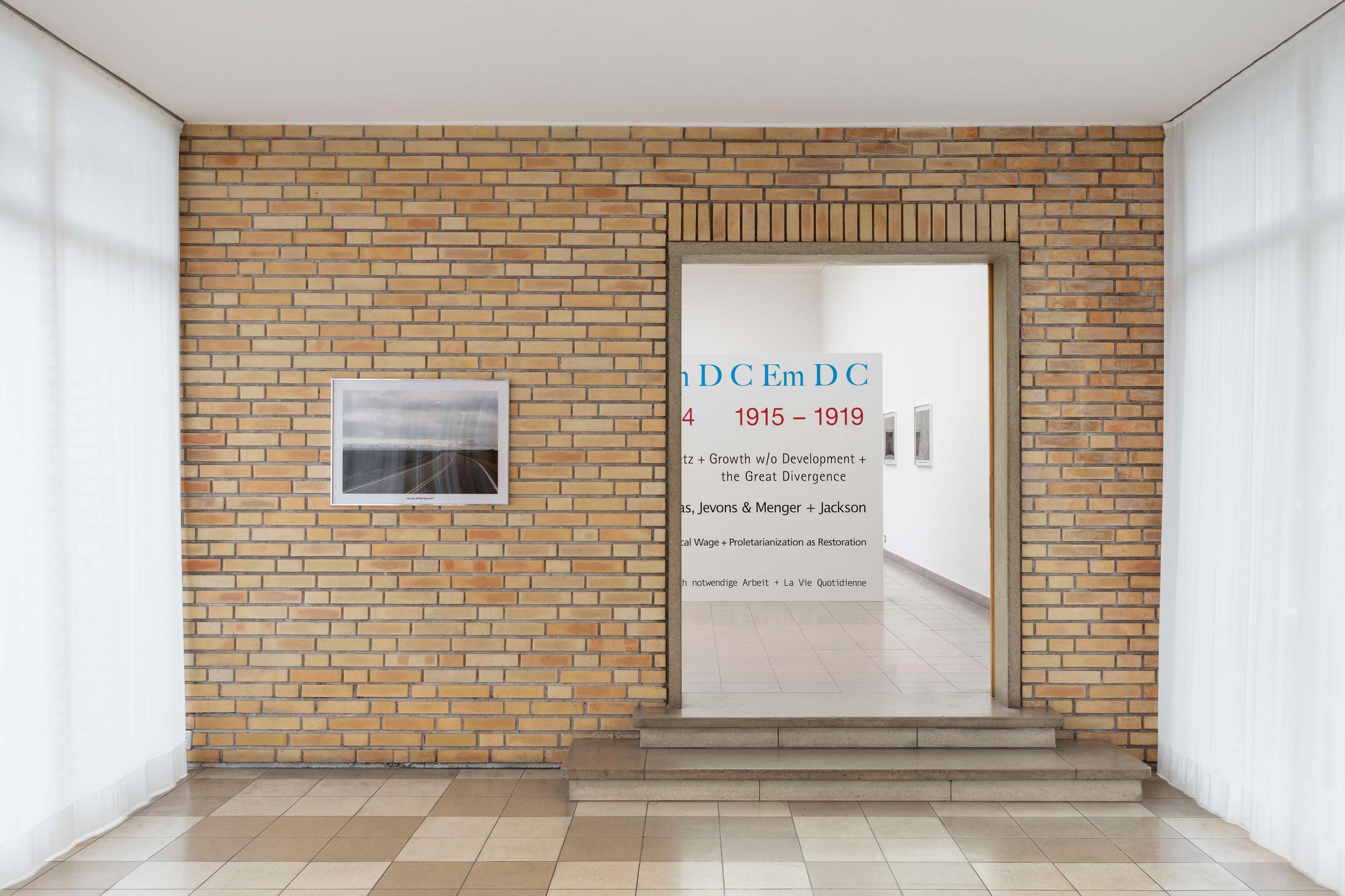 Exhibition View Sam Pulitzer Soloshow «The Premise of a Better Life» at Kunsthaus Glarus, Glarus, 2019 / Photo: Gunnar Meier / Courtesy: the artist and Kunsthaus Glarus