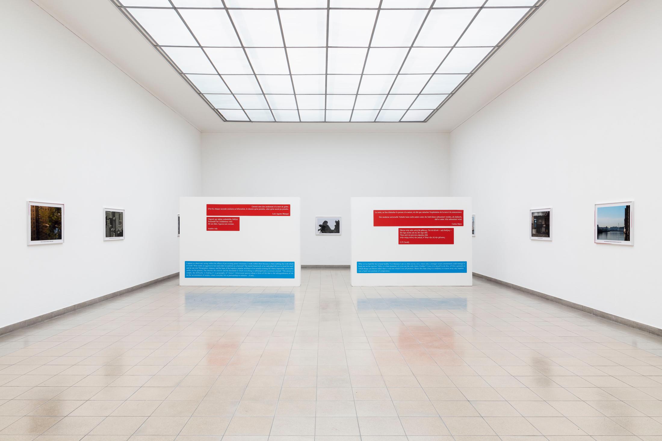 Exhibition View Sam Pulitzer Soloshow «The Premise of a Better Life» at Kunsthaus Glarus, Glarus, 2019 / Photo: Gunnar Meier / Courtesy: the artist and Kunsthaus Glarus