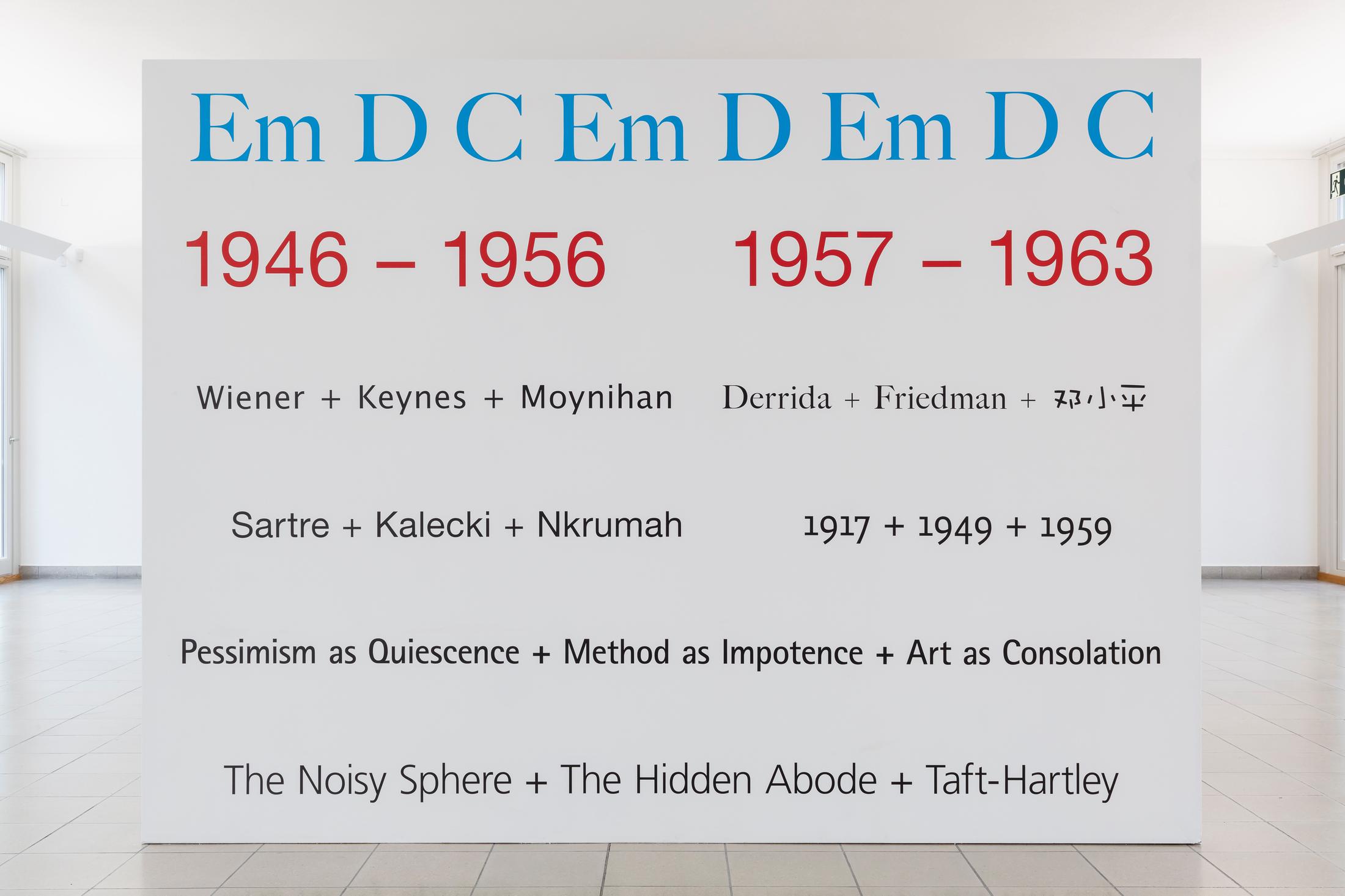 Exhibition View Sam Pulitzer Soloshow «The Premise of a Better Life; view on Años Perros, 2019» at Kunsthaus Glarus, Glarus, 2019 / Photo: Gunnar Meier / Courtesy: the artist and Kunsthaus Glarus