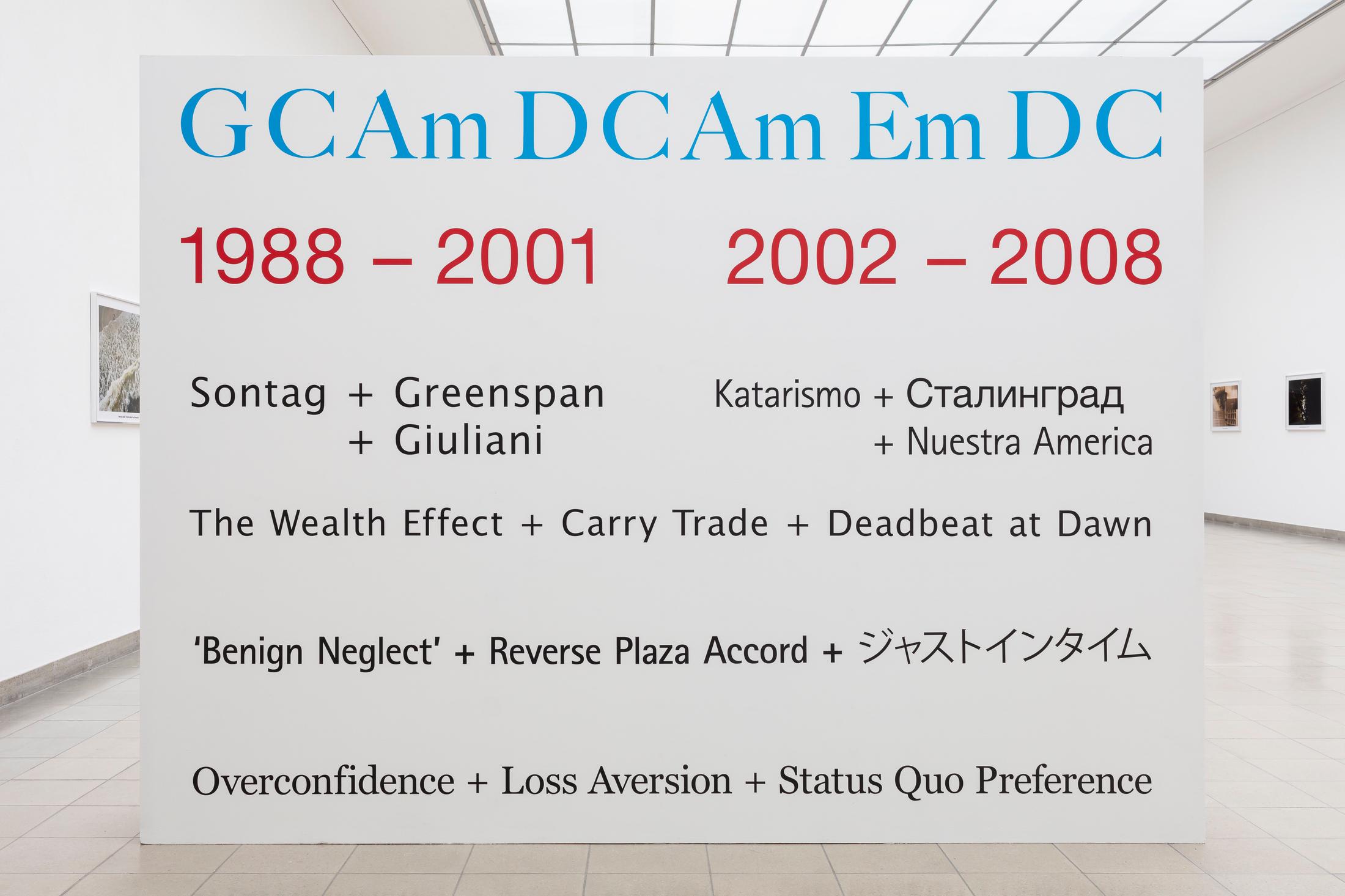 Exhibition View Sam Pulitzer Soloshow «The Premise of a Better Life; view on Años Perros, 2019» at Kunsthaus Glarus, Glarus, 2019 / Photo: Gunnar Meier / Courtesy: the artist and Kunsthaus Glarus