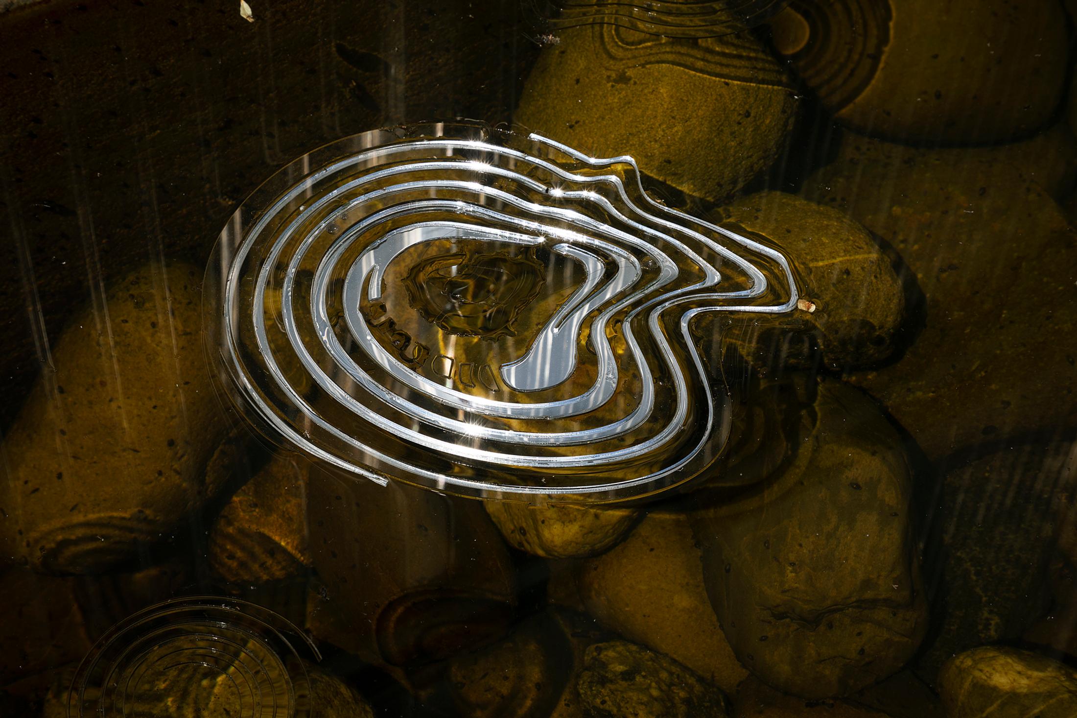 Exhibition View Group Show «Same things make us laugh, make us cry; view on Ceylan Öztrük, ripple effect; nazar module, 2021» at Body Archive Project, Zurich, 2021 / Coutesy: the artists and Body Archive Project