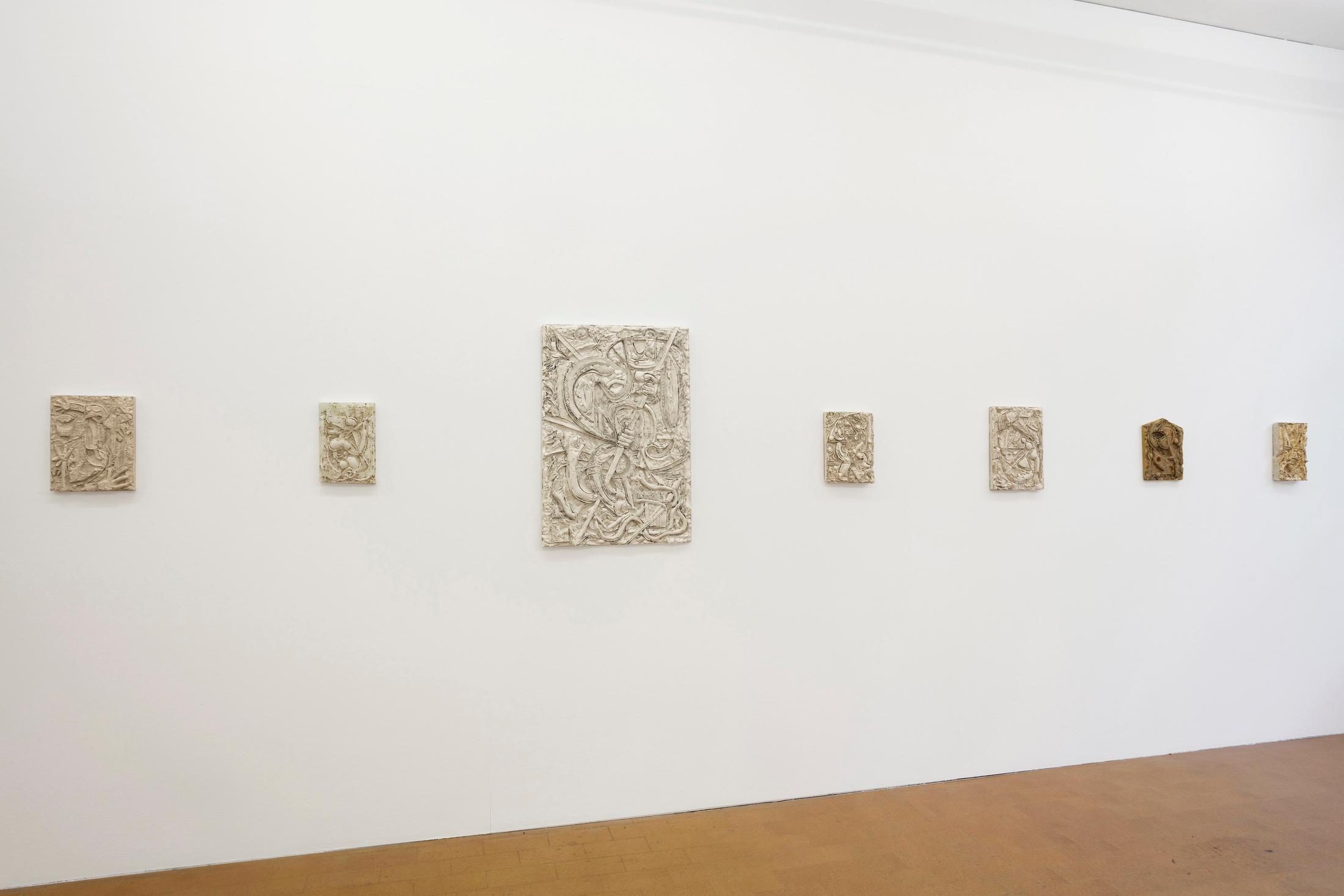 Exhibition View "BEIGE METAL - Samuli Blatter and Martin Chramosta" at Alpineum Produzentengalerie, 2018 / Photo: Andri Stadler