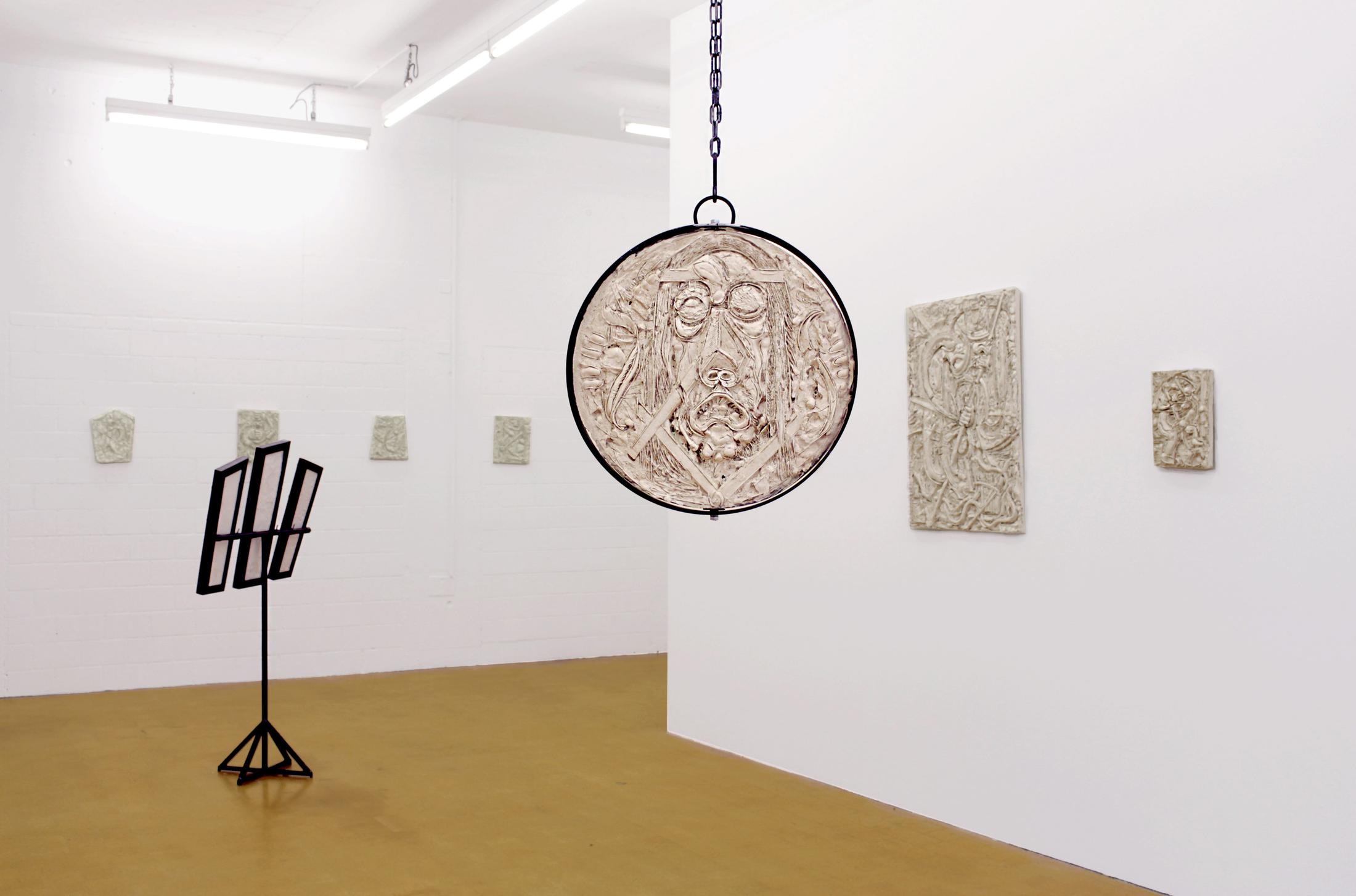 Exhibition View "BEIGE METAL - Samuli Blatter and Martin Chramosta" at Alpineum Produzentengalerie, 2018 / Photo: Andri Stadler