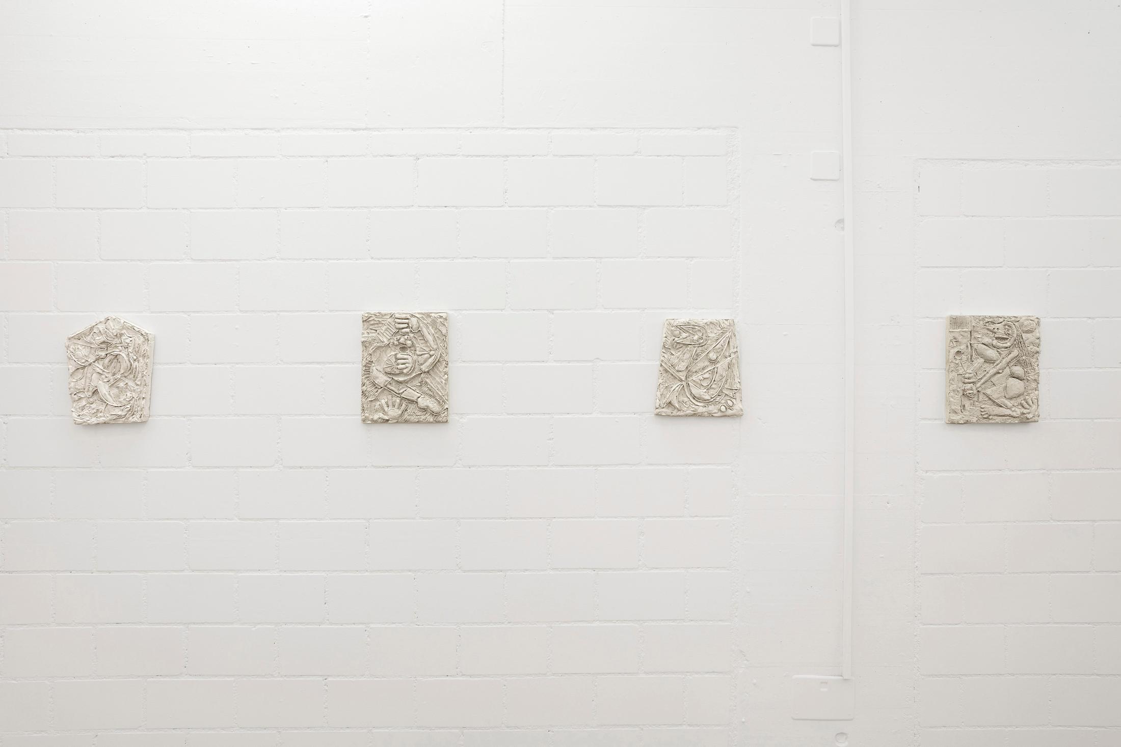 Exhibition View "BEIGE METAL - Samuli Blatter and Martin Chramosta" at Alpineum Produzentengalerie, 2018 / Photo: Andri Stadler