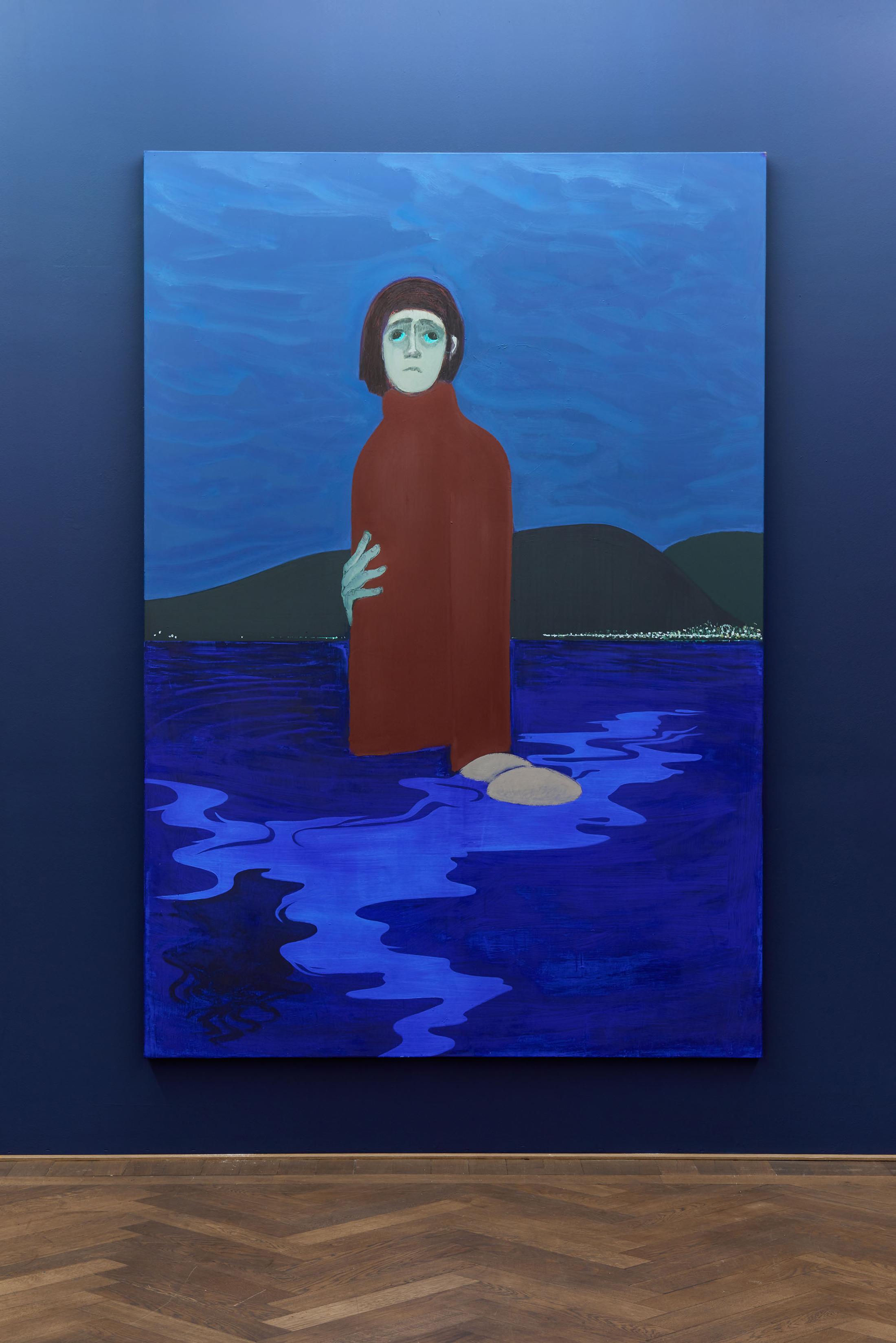 Installation View Sanya Kantarovsky «Disease of the Eyes / view on Seizure, 2018» at Kunsthalle Basel, 2018. Photo: Philipp Hänger / Courtesy of the artist; Luhring Augustine, New York; Stuart Shave/Modern Art, London; and Tanya Leighton Gallery, Berlin