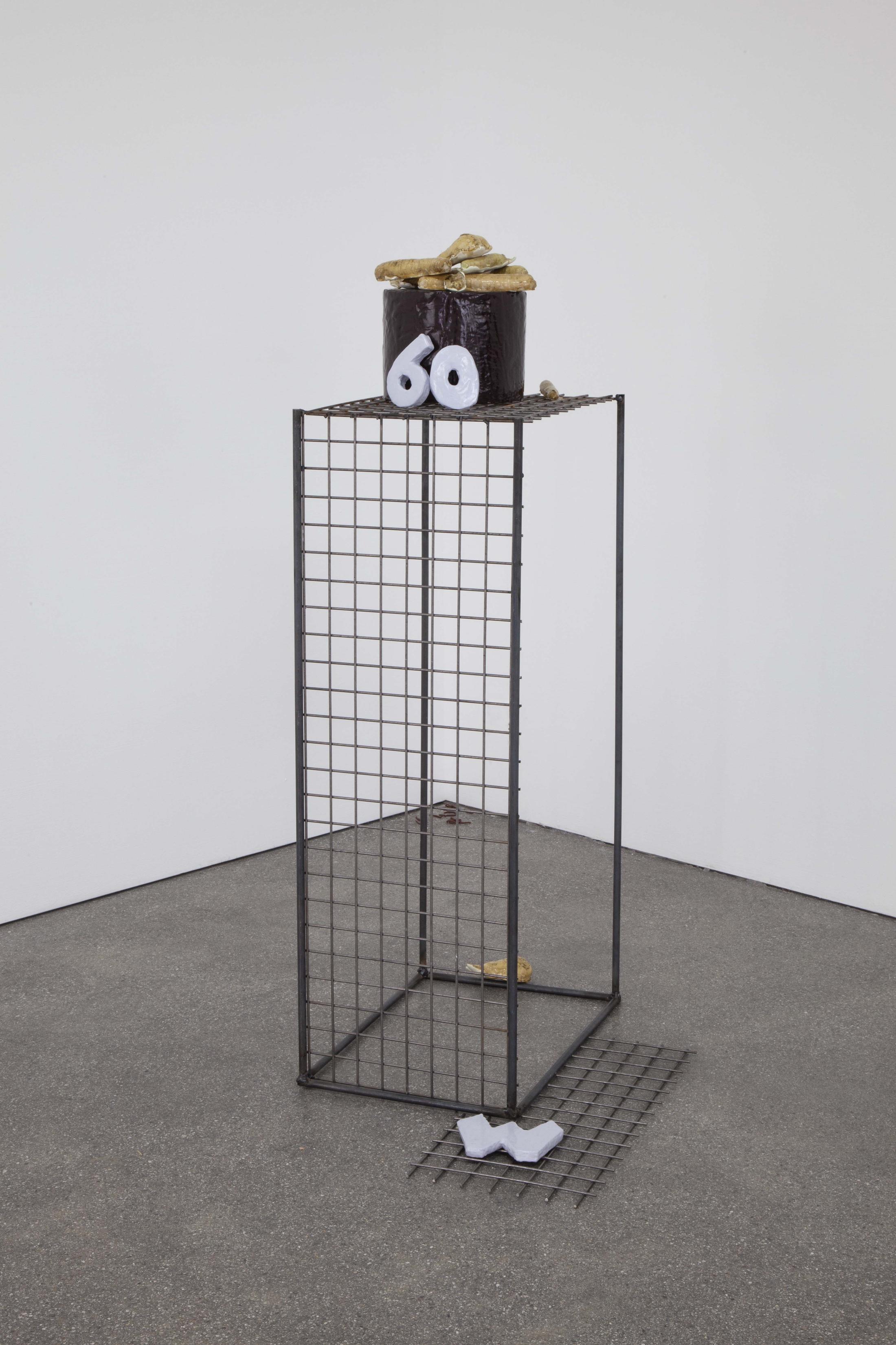 Exhibition View Sara Ravelli Solo Show «The Special Treat; view on Sara Ravelli, Treat #1, Monroe, 2021» at Espace 3353, 2021-2022 / Photo: Anastasia Mityukova / Courtesy: the artist and Espace 3353