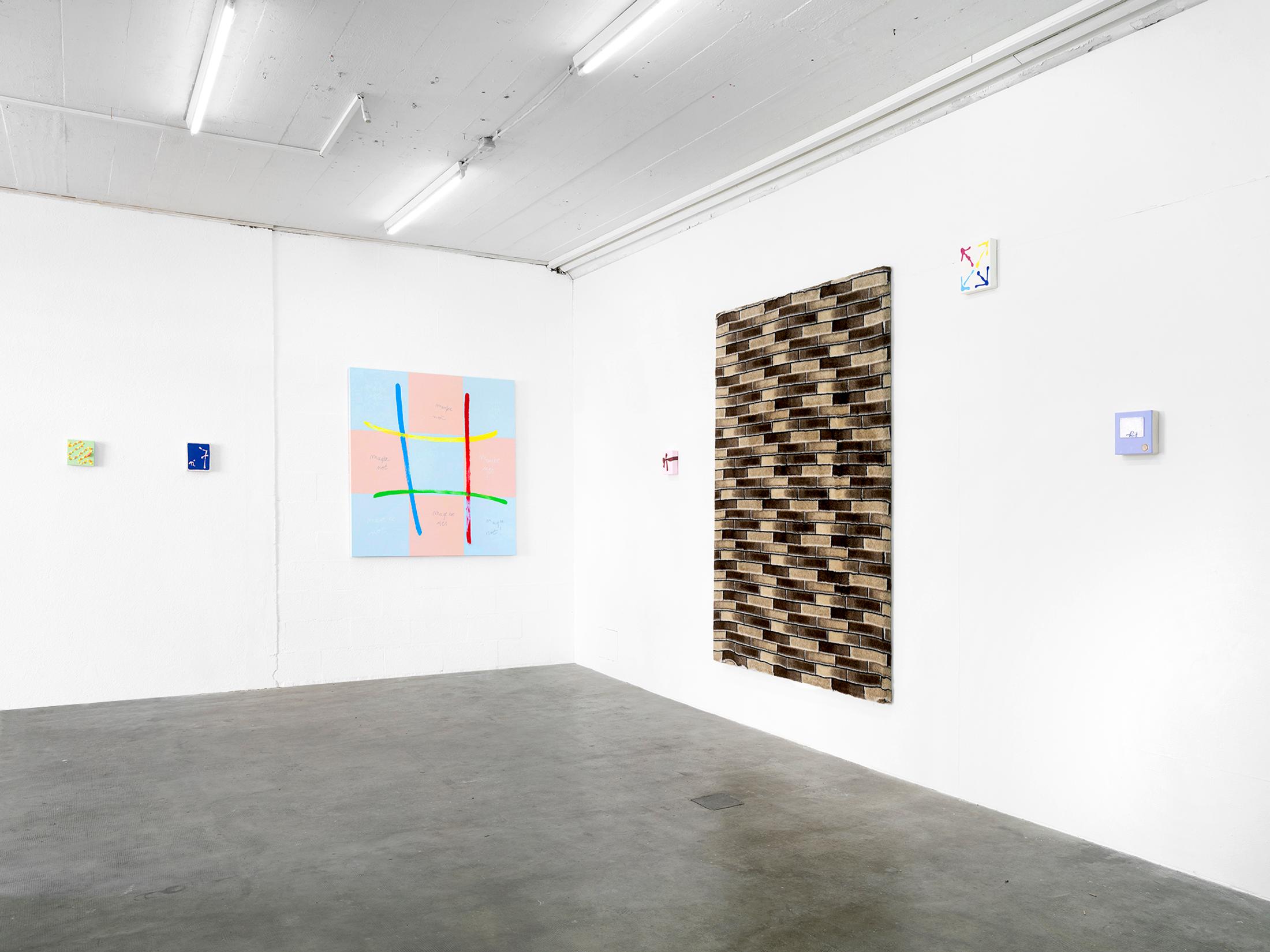 Exhibition View Sarah Benslimane Solo Show «The Way We Trust» at Tunnel Tunnel, Lausanne 2022 / Photo: Julien Gremaud / Courtesy: the artist and Tunnel Tunnel