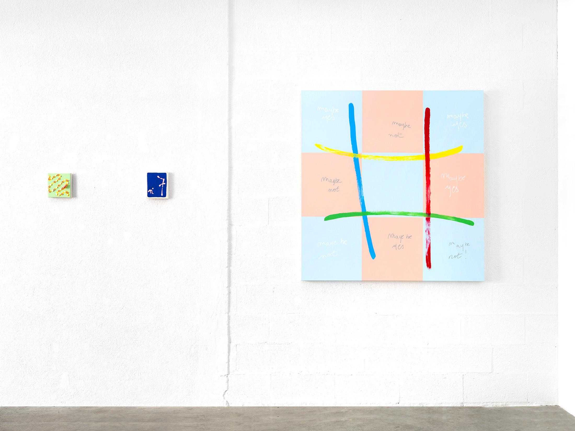 Exhibition View Sarah Benslimane Solo Show «The Way We Trust» at Tunnel Tunnel, Lausanne 2022 / Photo: Julien Gremaud / Courtesy: the artist and Tunnel Tunnel