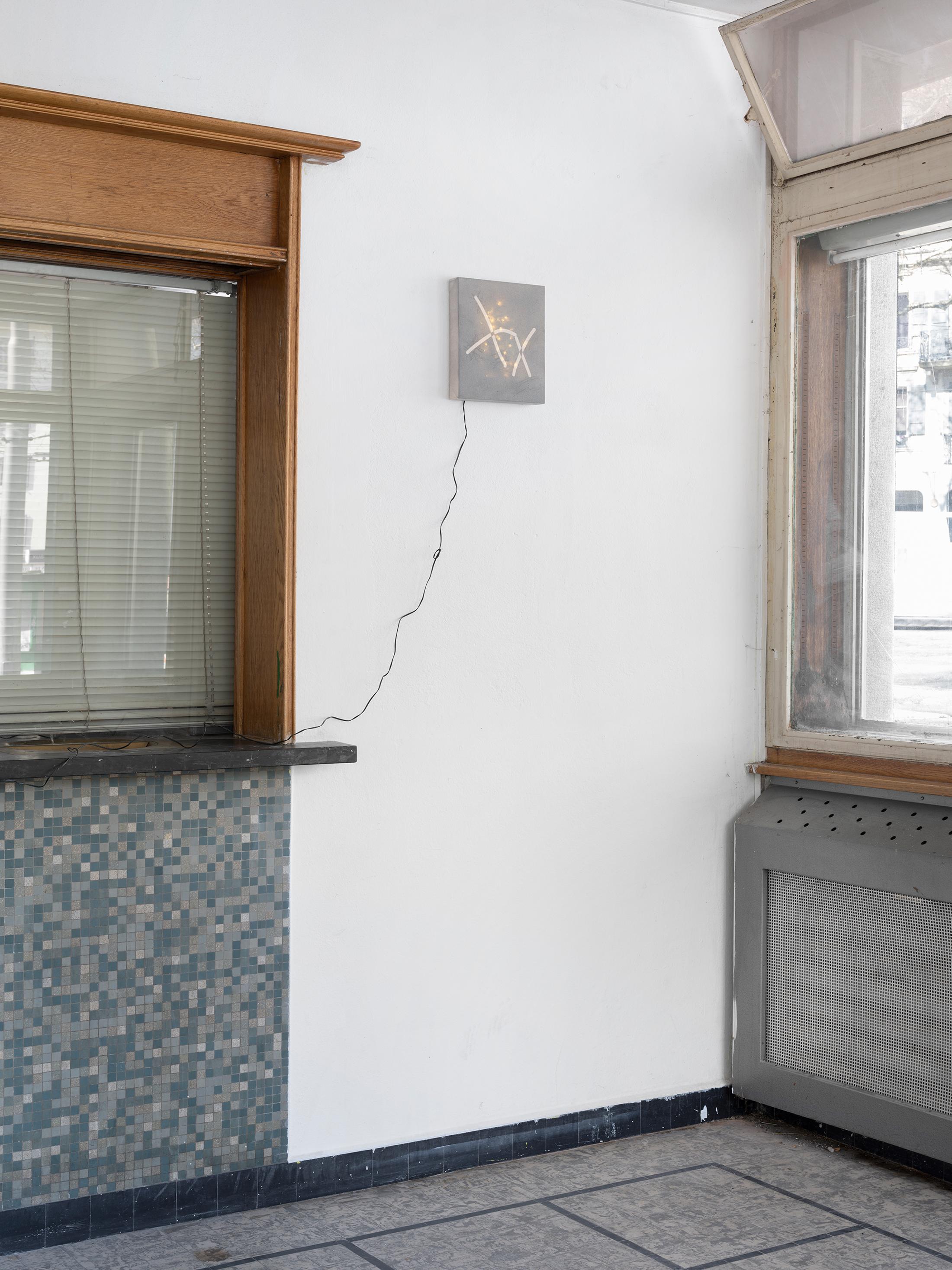 Exhibition View Sarah Benslimane Solo Show «The Way We Trust» at Tunnel Tunnel, Lausanne 2022 / Photo: Julien Gremaud / Courtesy: the artist and Tunnel Tunnel